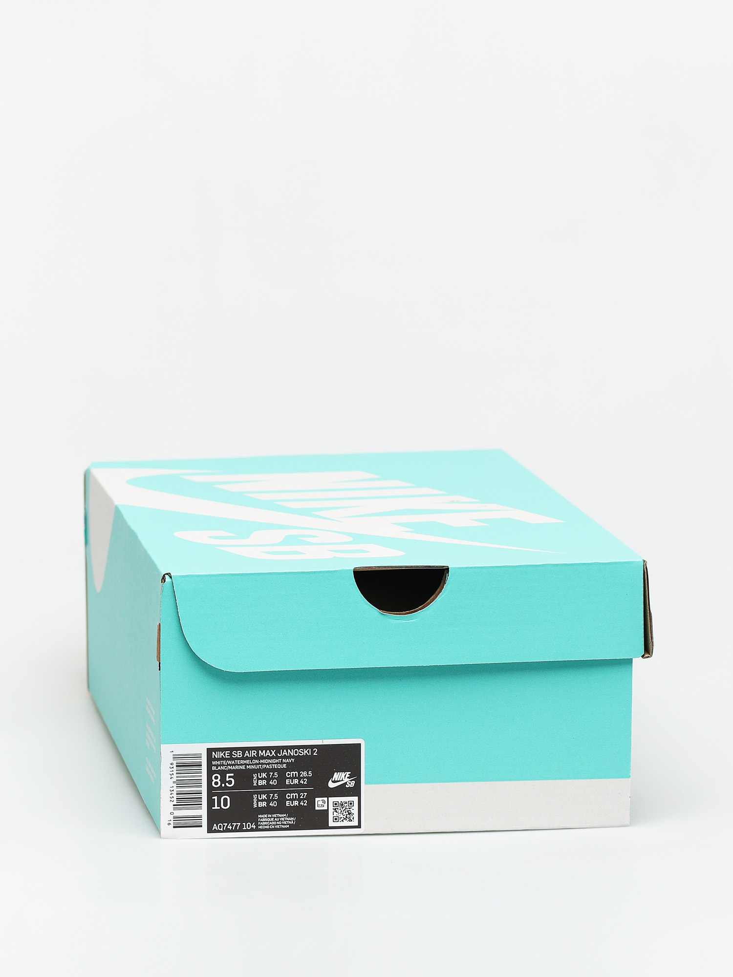 Nike SB Air Max Janoski 2 Schuhe (white/watermelon midnight navy)