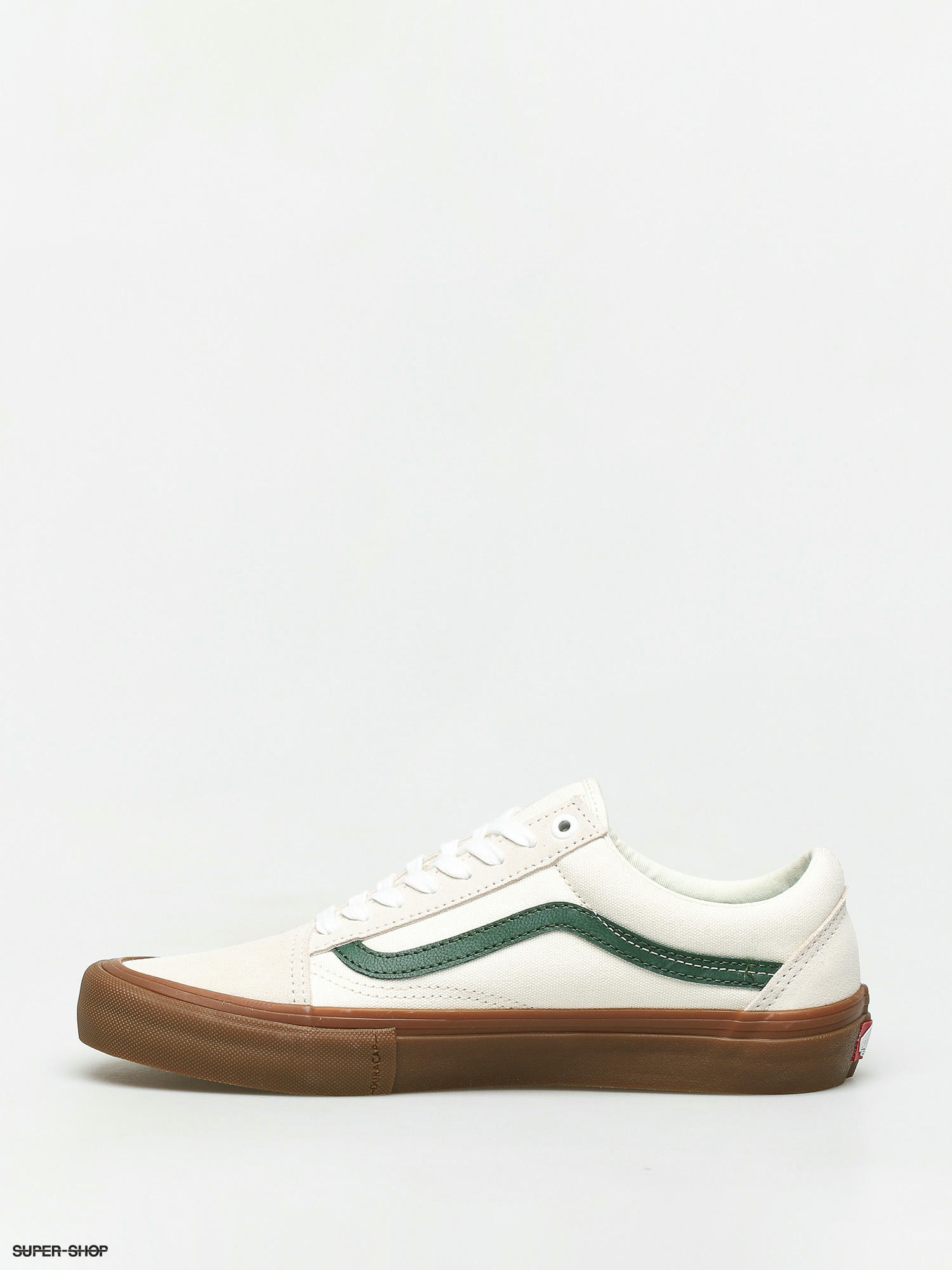 vans old skool pro white green