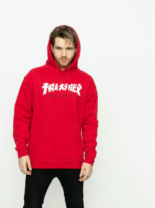 Thrasher Godzilla HD Hoodie (red)