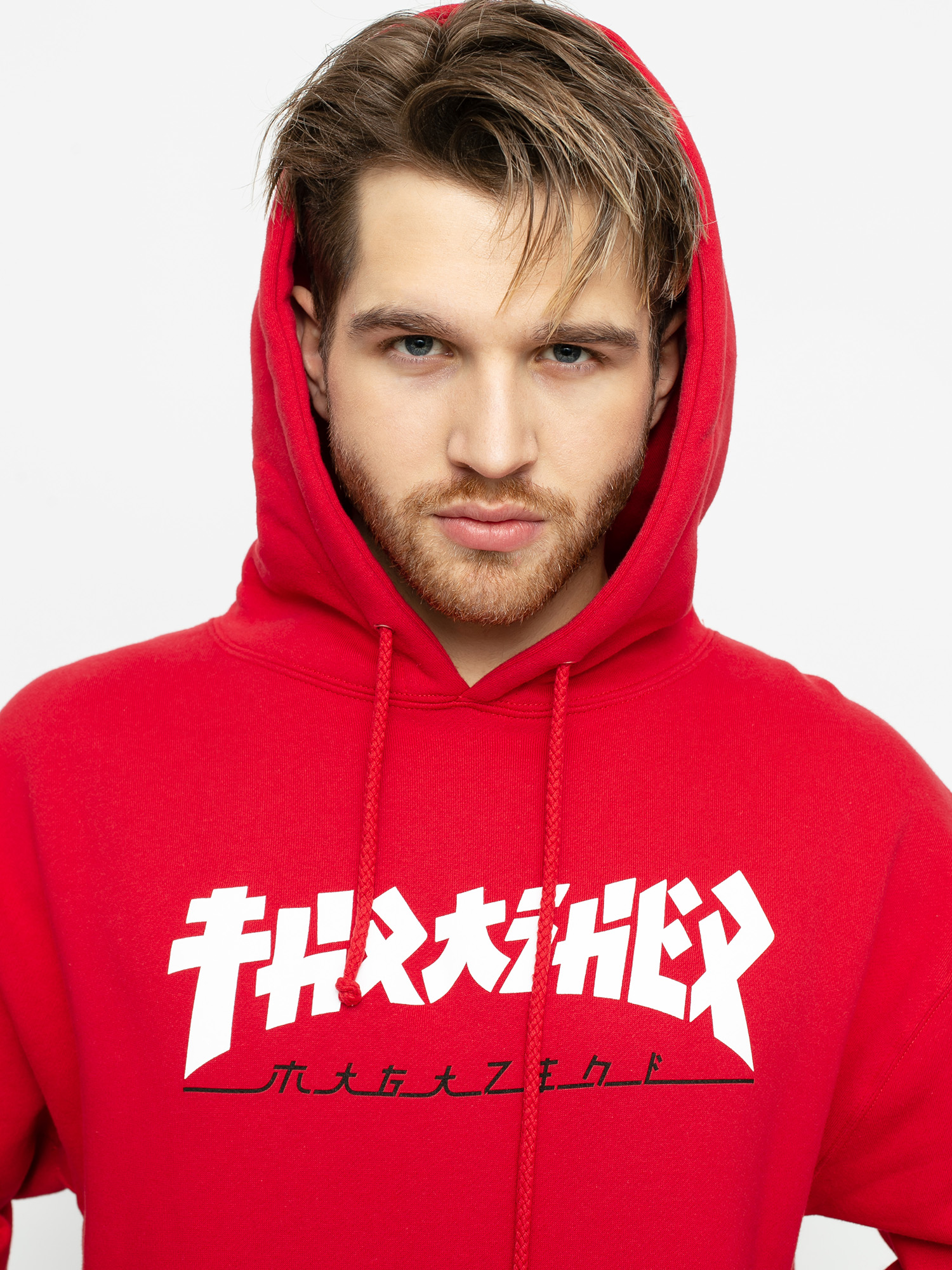 Thrasher Godzilla HD Hoodie (red)