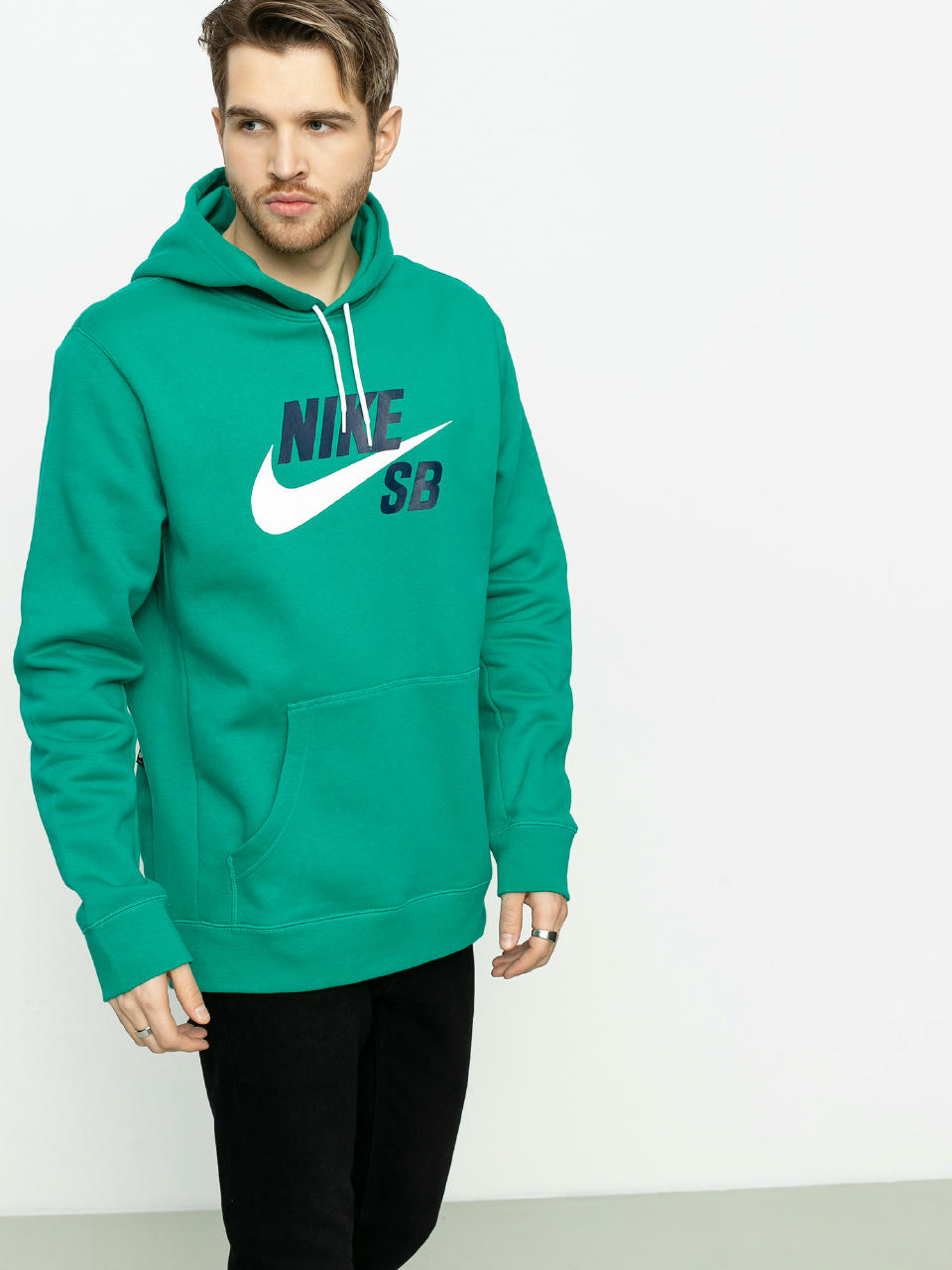 Nike SB Icon HD Hoodie (neptune green/white)