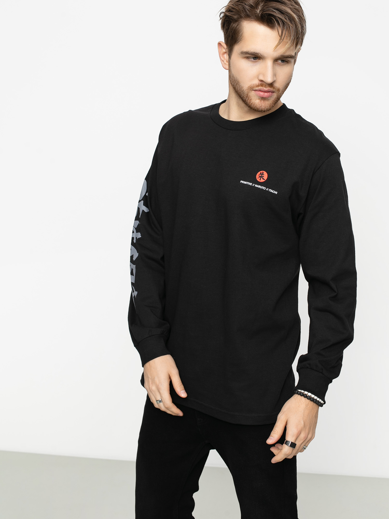 primitive itachi hoodie black