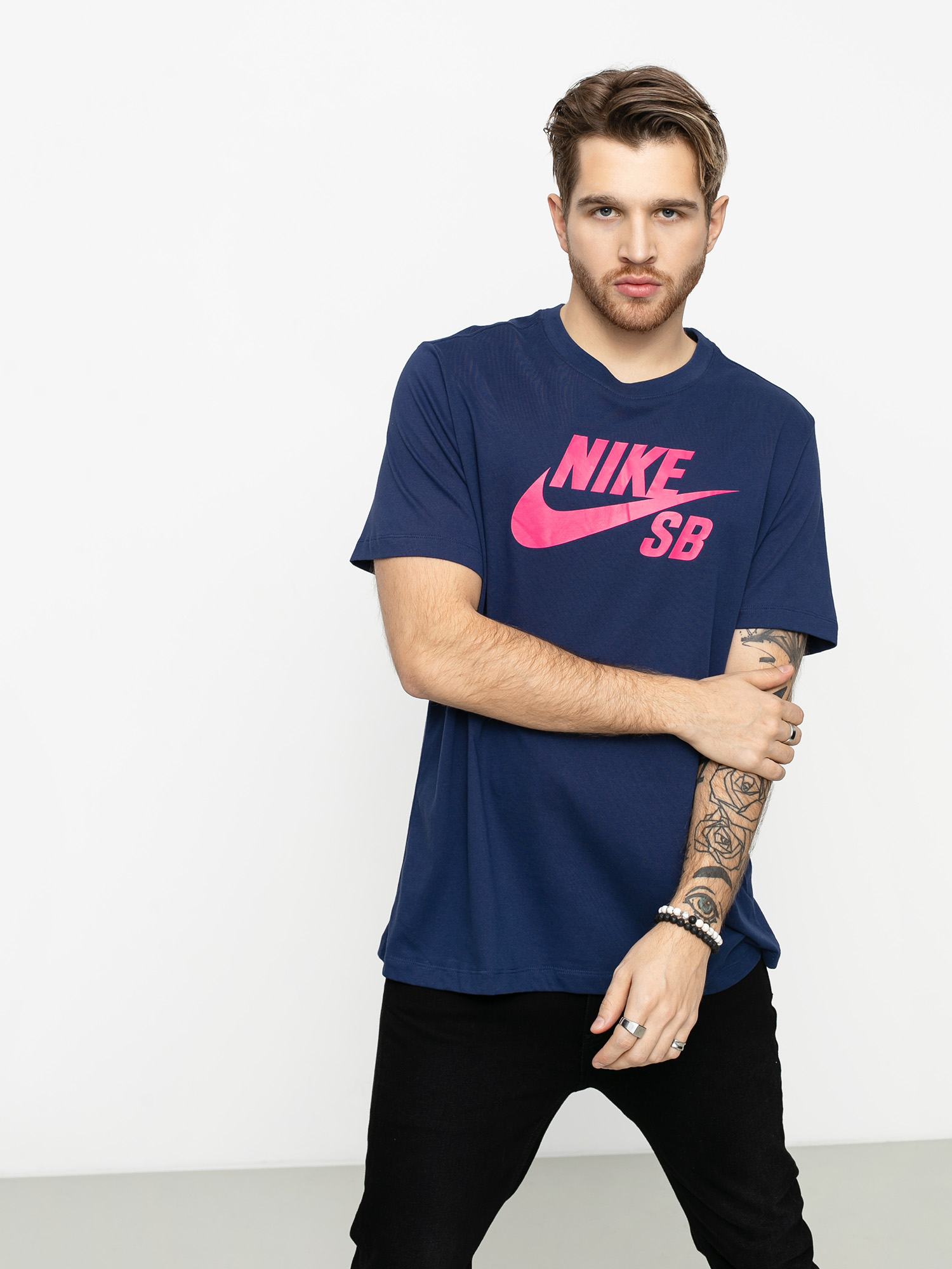 Nike SB  Dri Fit T-shirt (midnight navy/watermelon)