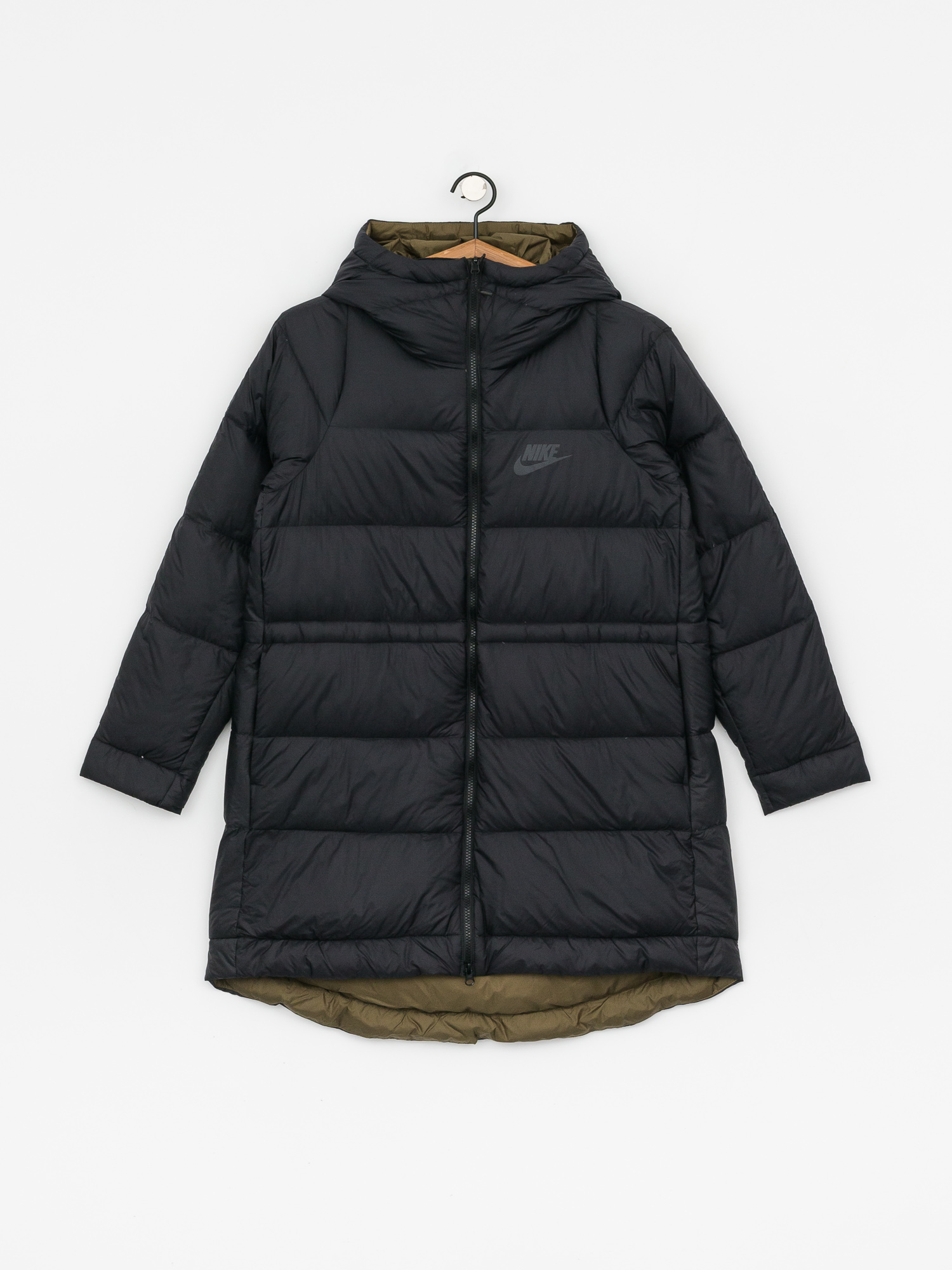 Nike Sportswear Down Fill Jacket Wmn (black/olive canvas/anthracite)