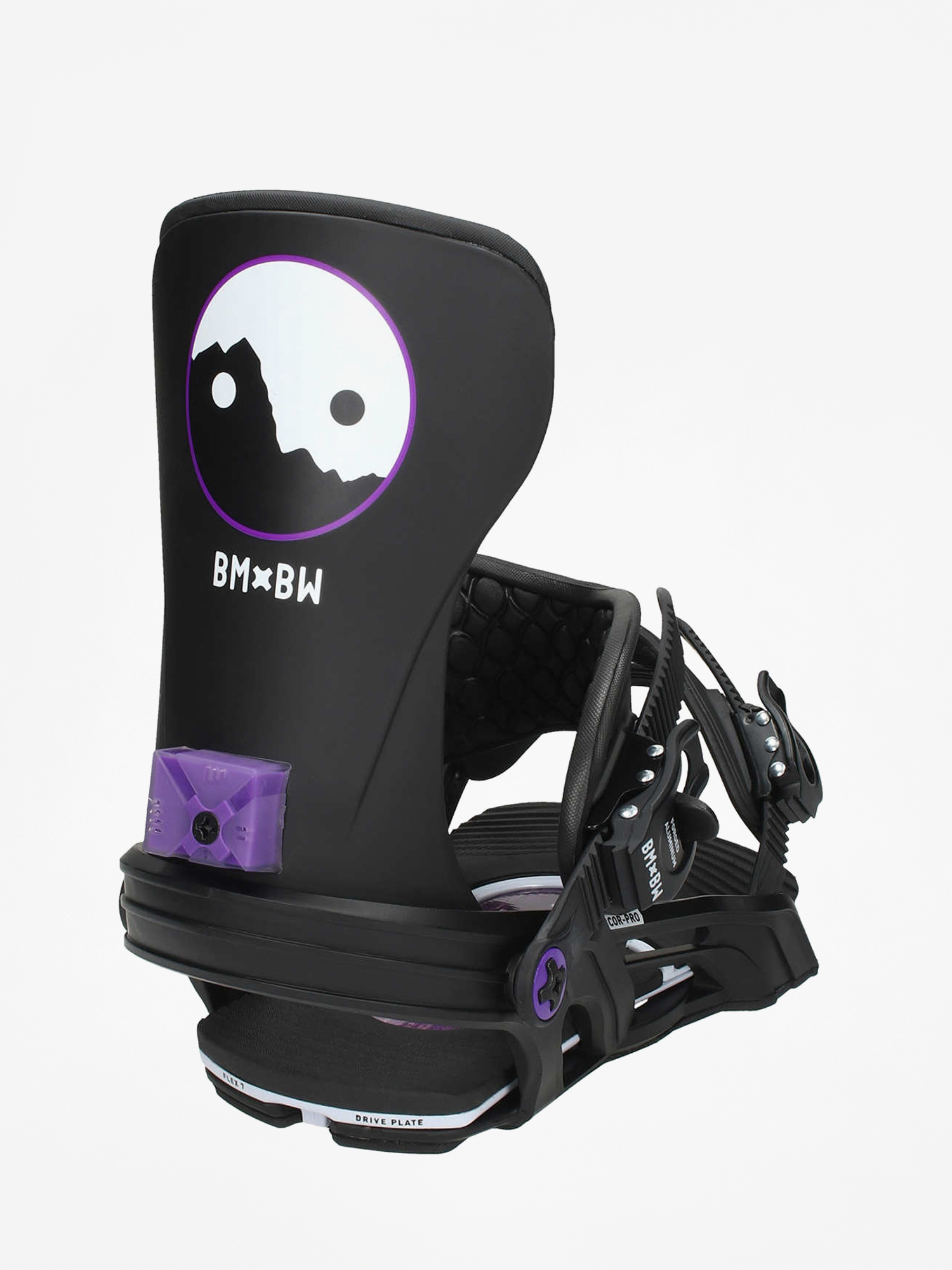 Mens Bent Metal Cor Pro Snowboard bindings (black)