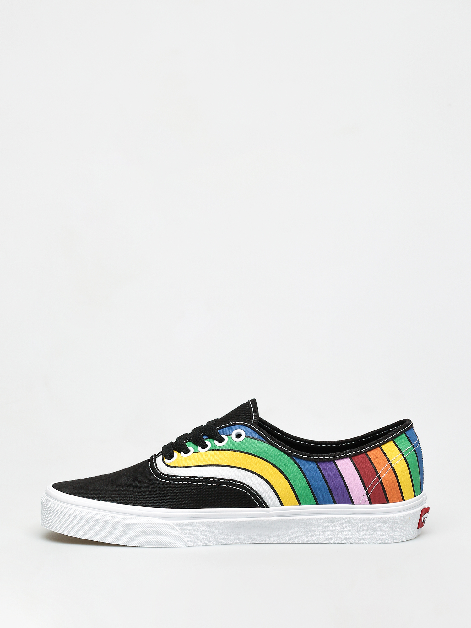 vans authentic black true white