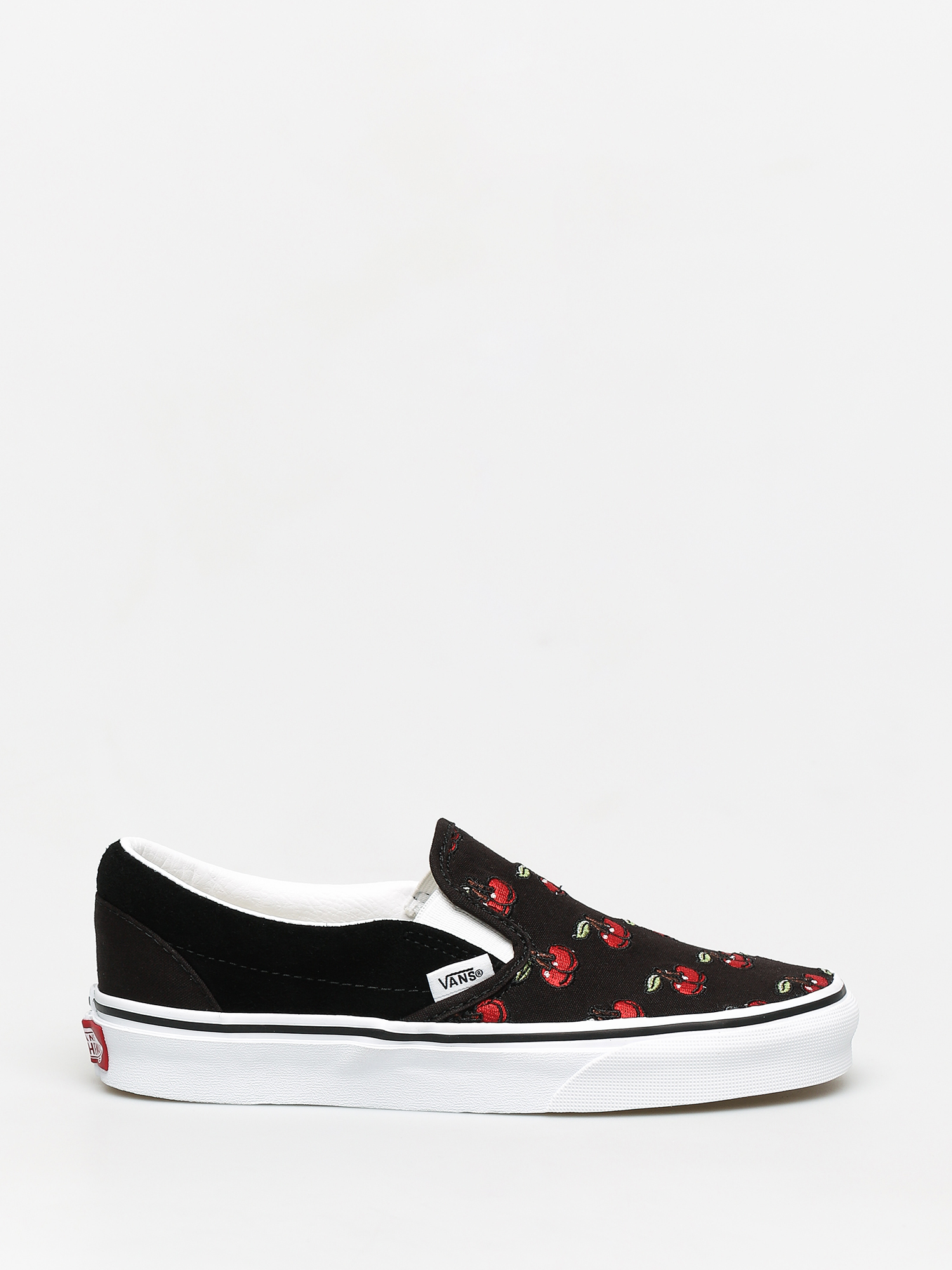 Cherry vans best sale slip ons