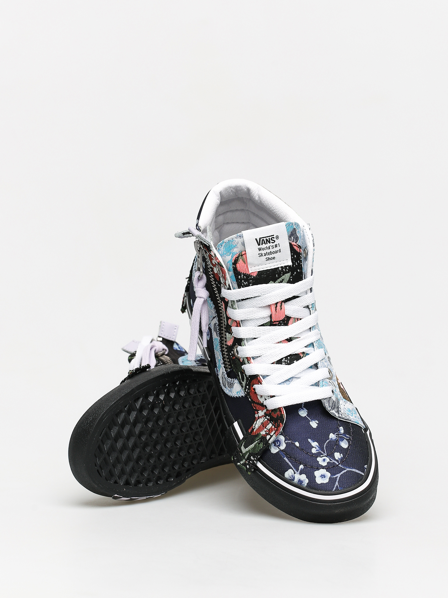Vans Sk8 Hi Reissue Cap Shoes (florals)