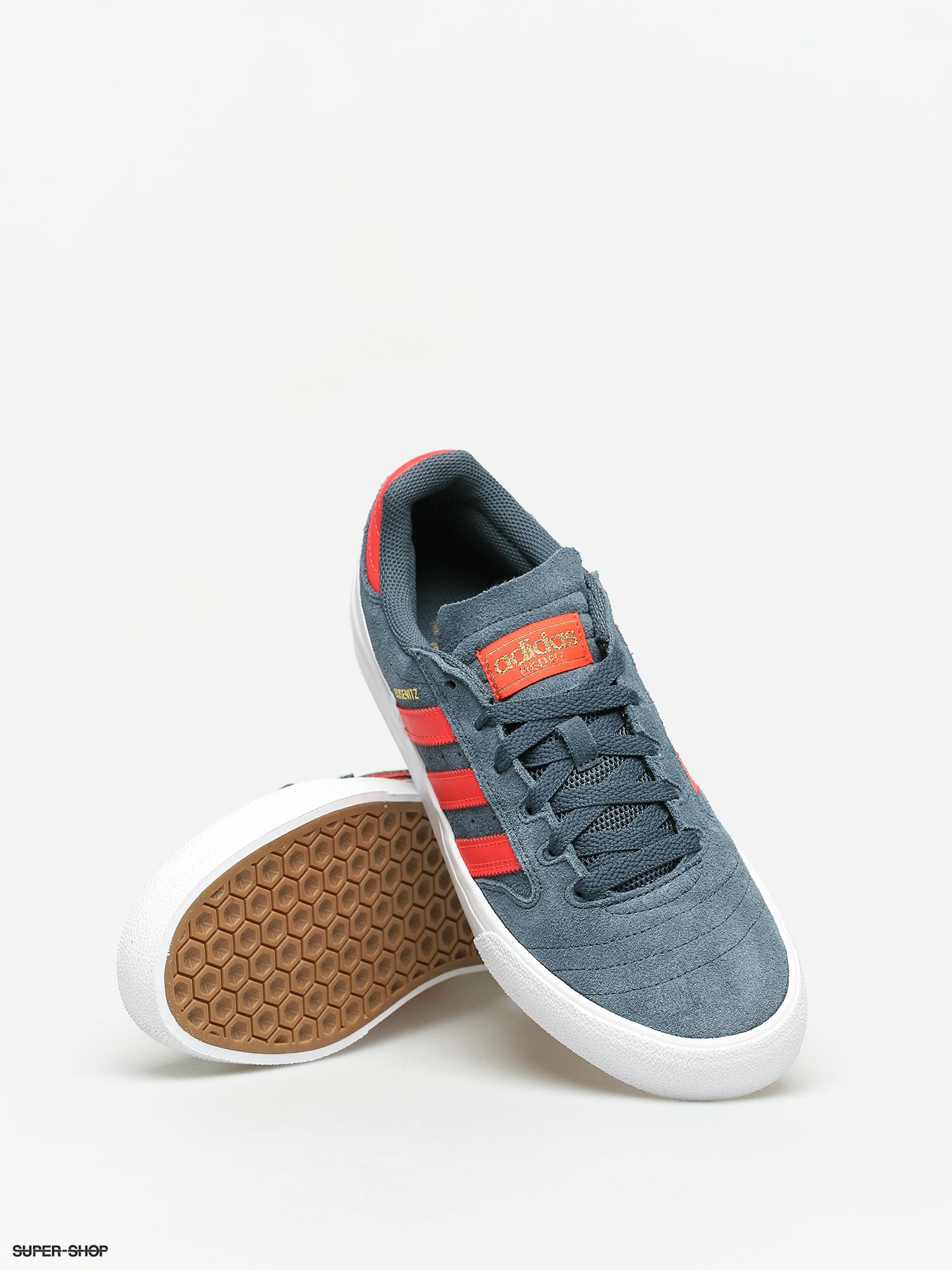 adidas Busenitz Vulc II Shoes (legblu/solred/ftwwht)