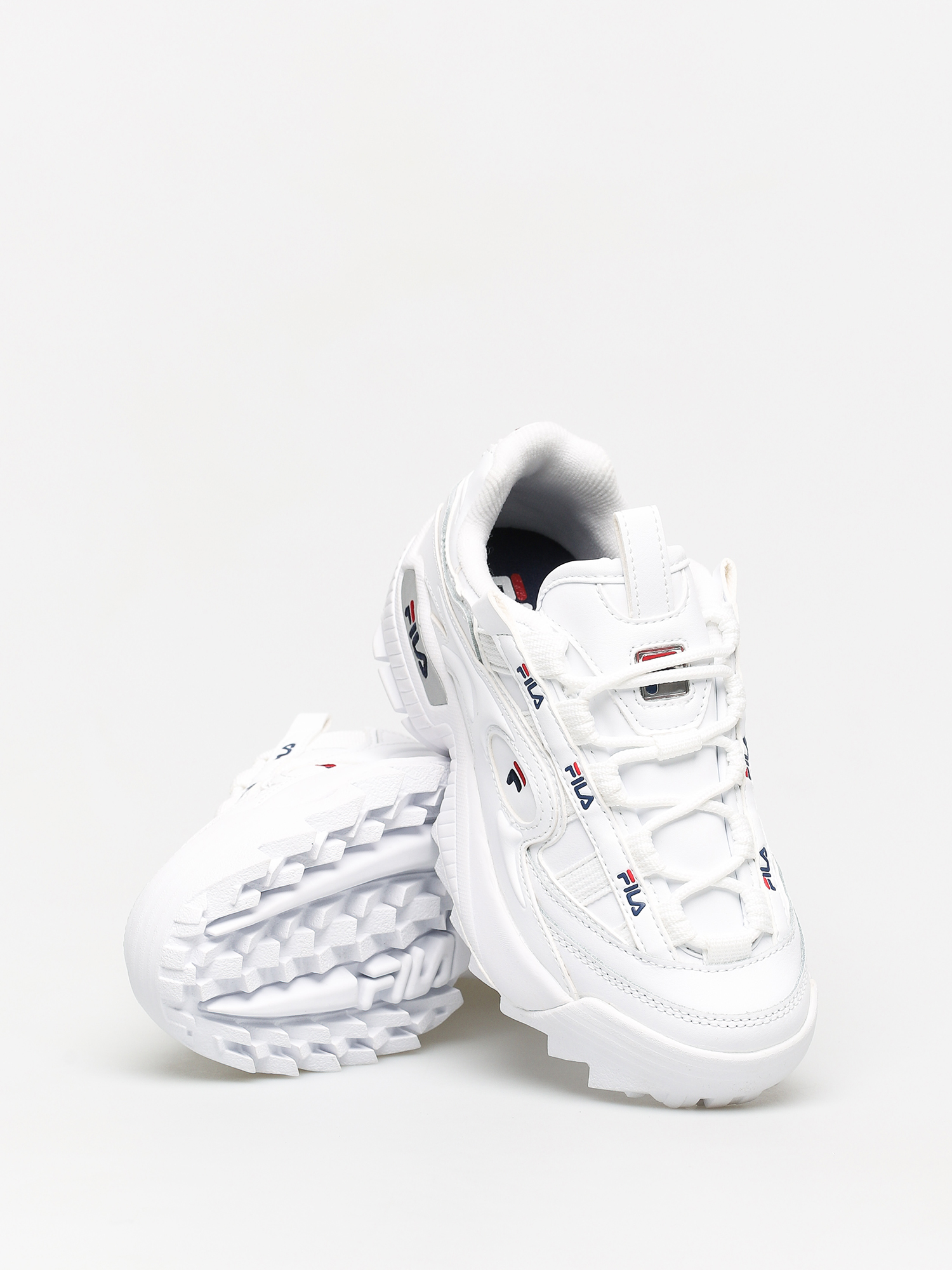 Fila D Formation Shoes Wmn (white/fila navy/fila red)
