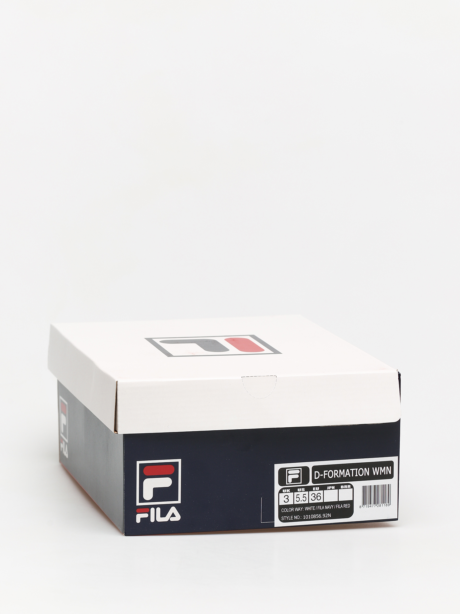 Fila D Formation Shoes Wmn (white/fila navy/fila red)