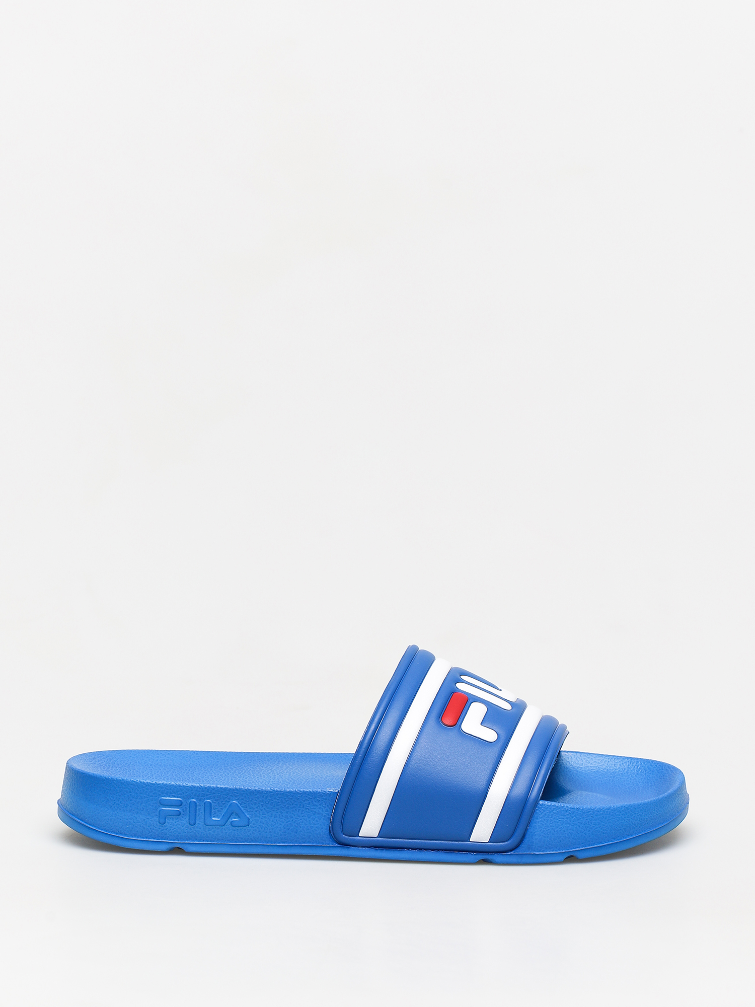 blue fila sandals