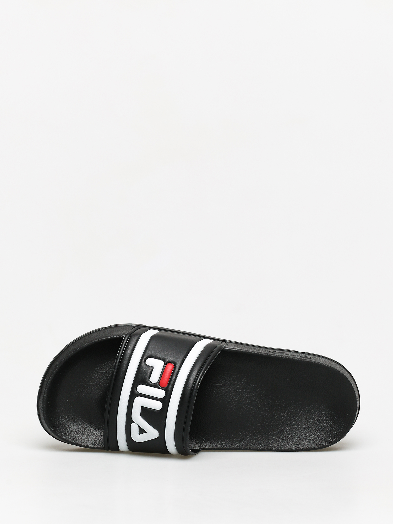 fila slippers black