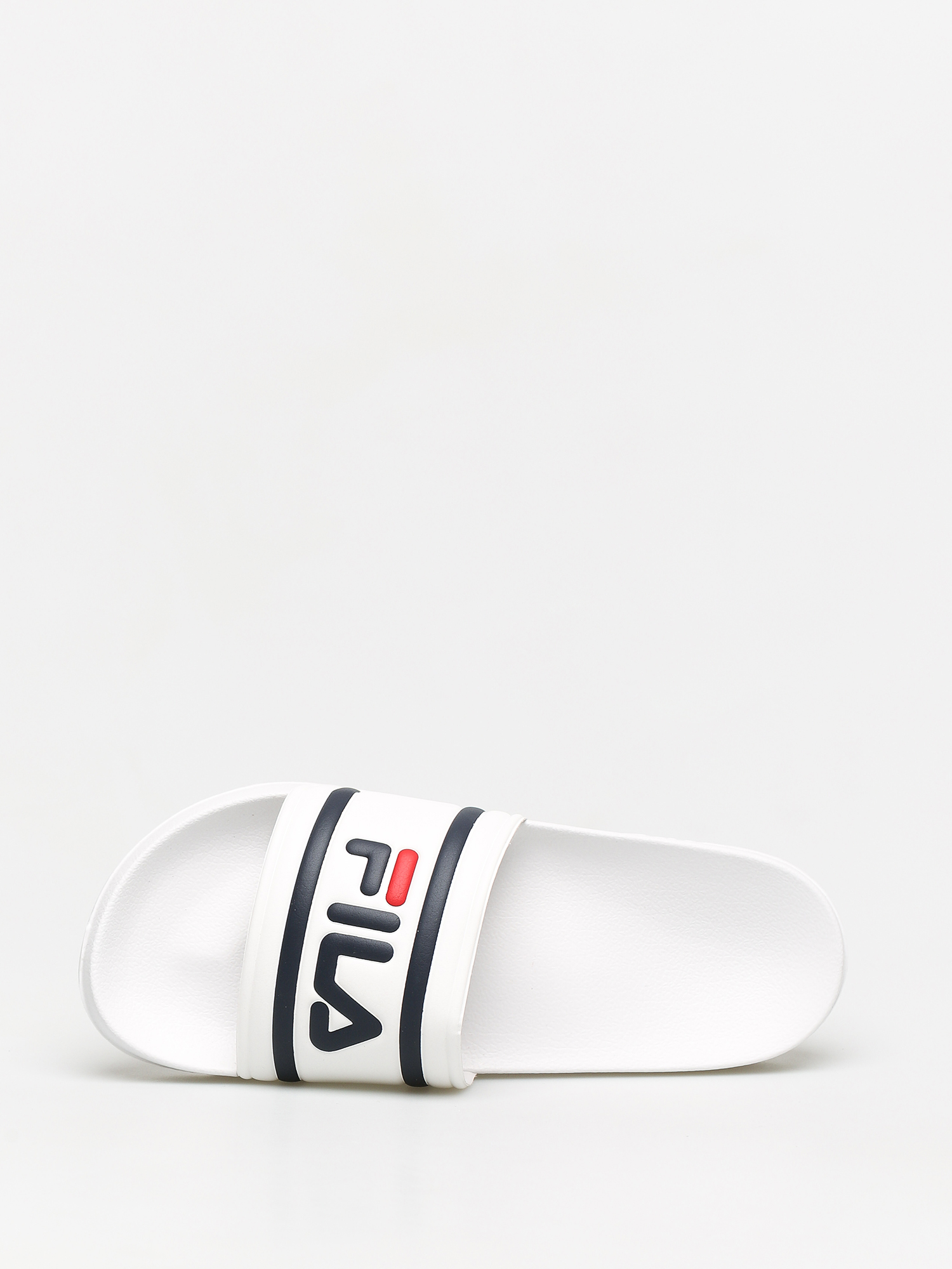 white fila slippers