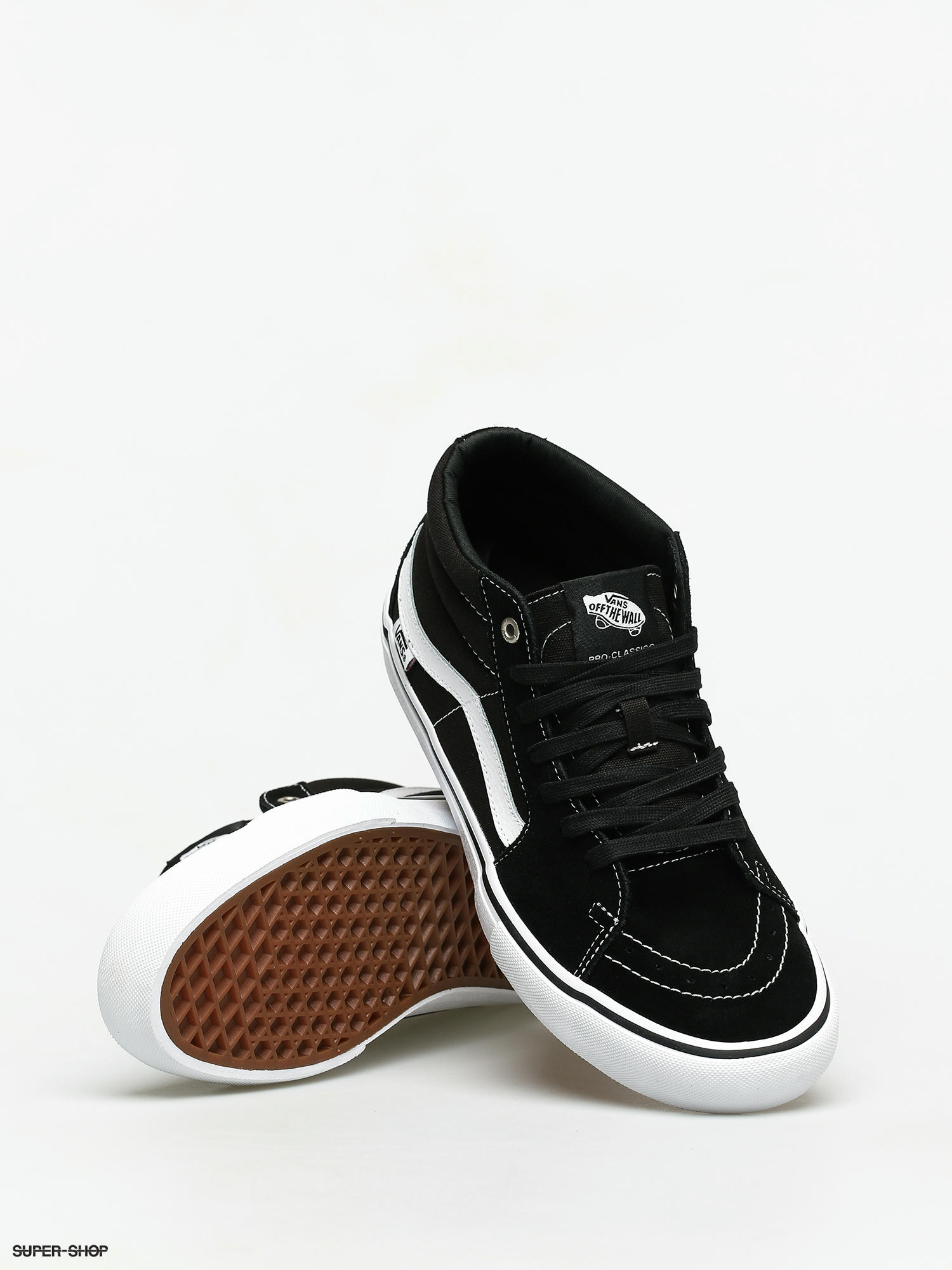 Vans sk8 mid store pro black white