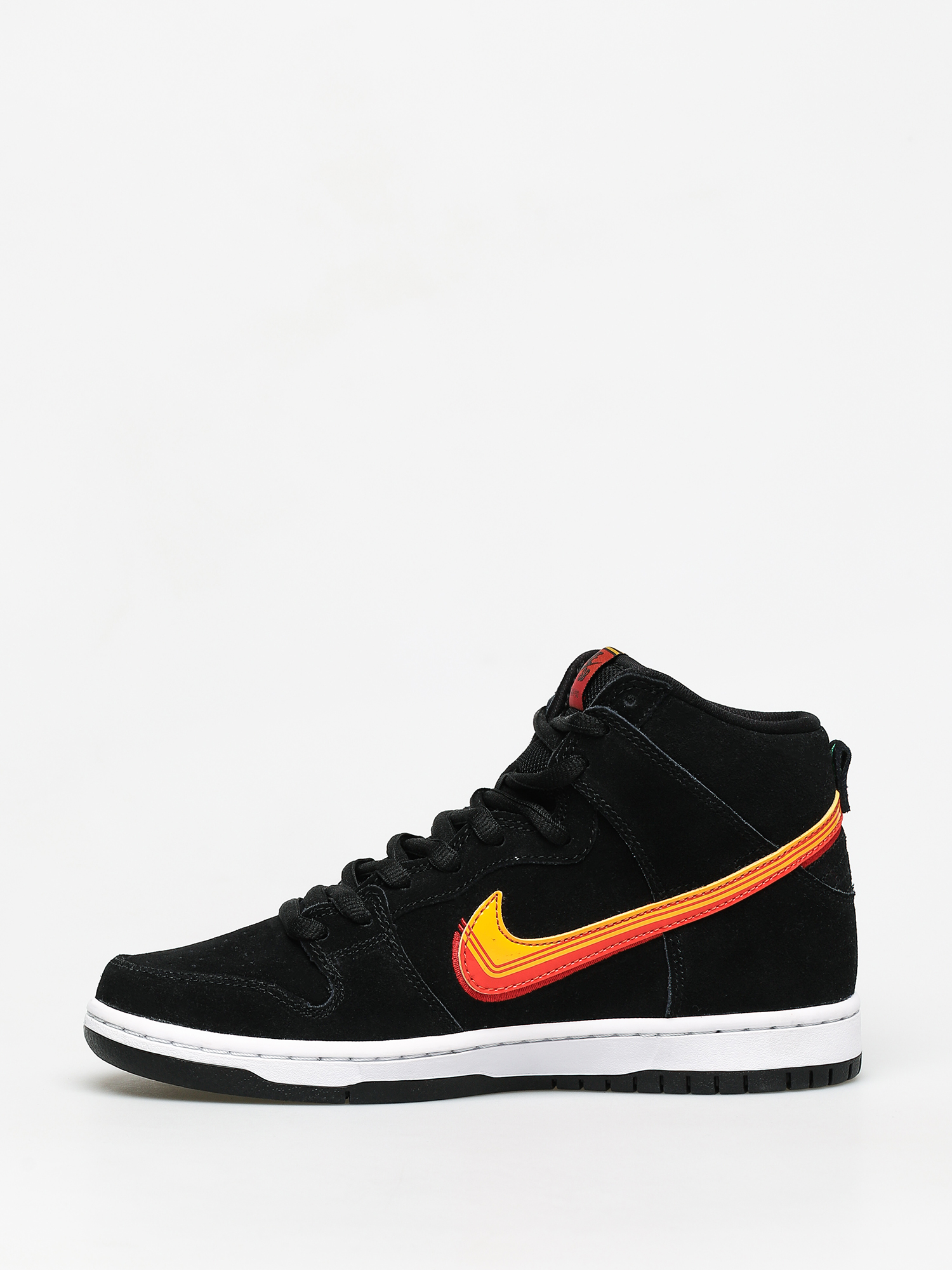 Nike SB Dunk High Pro Schuhe (black/university gold team orange)