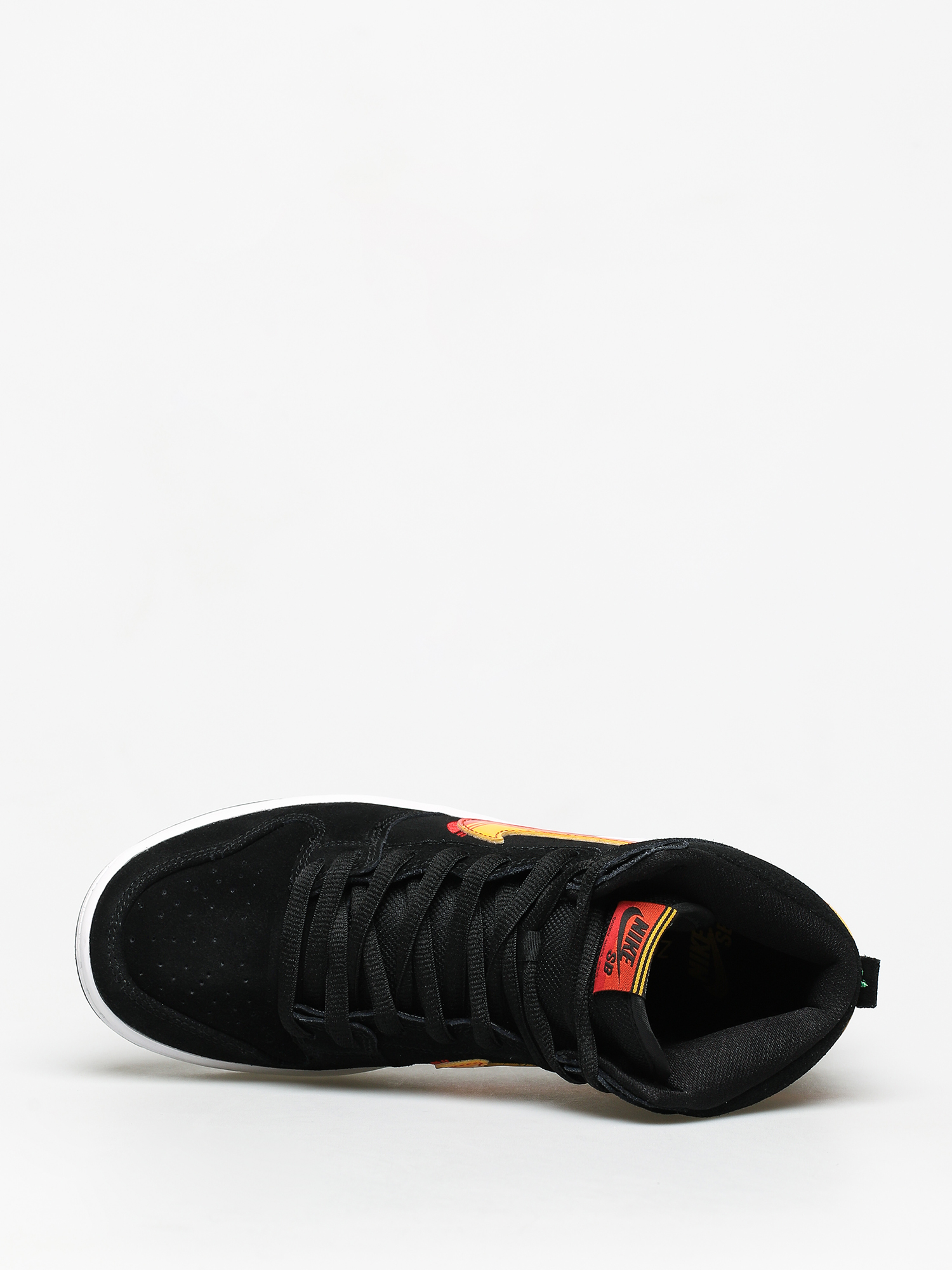 Nike SB Dunk High Pro Schuhe (black/university gold team orange)