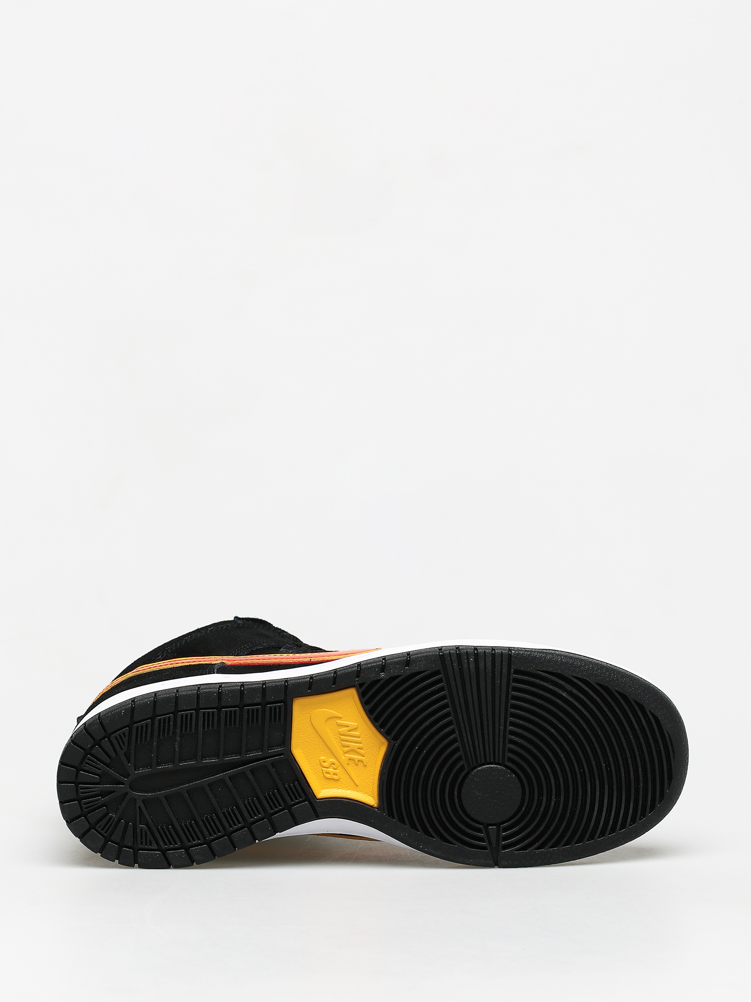 Nike SB Dunk High Pro Schuhe (black/university gold team orange)