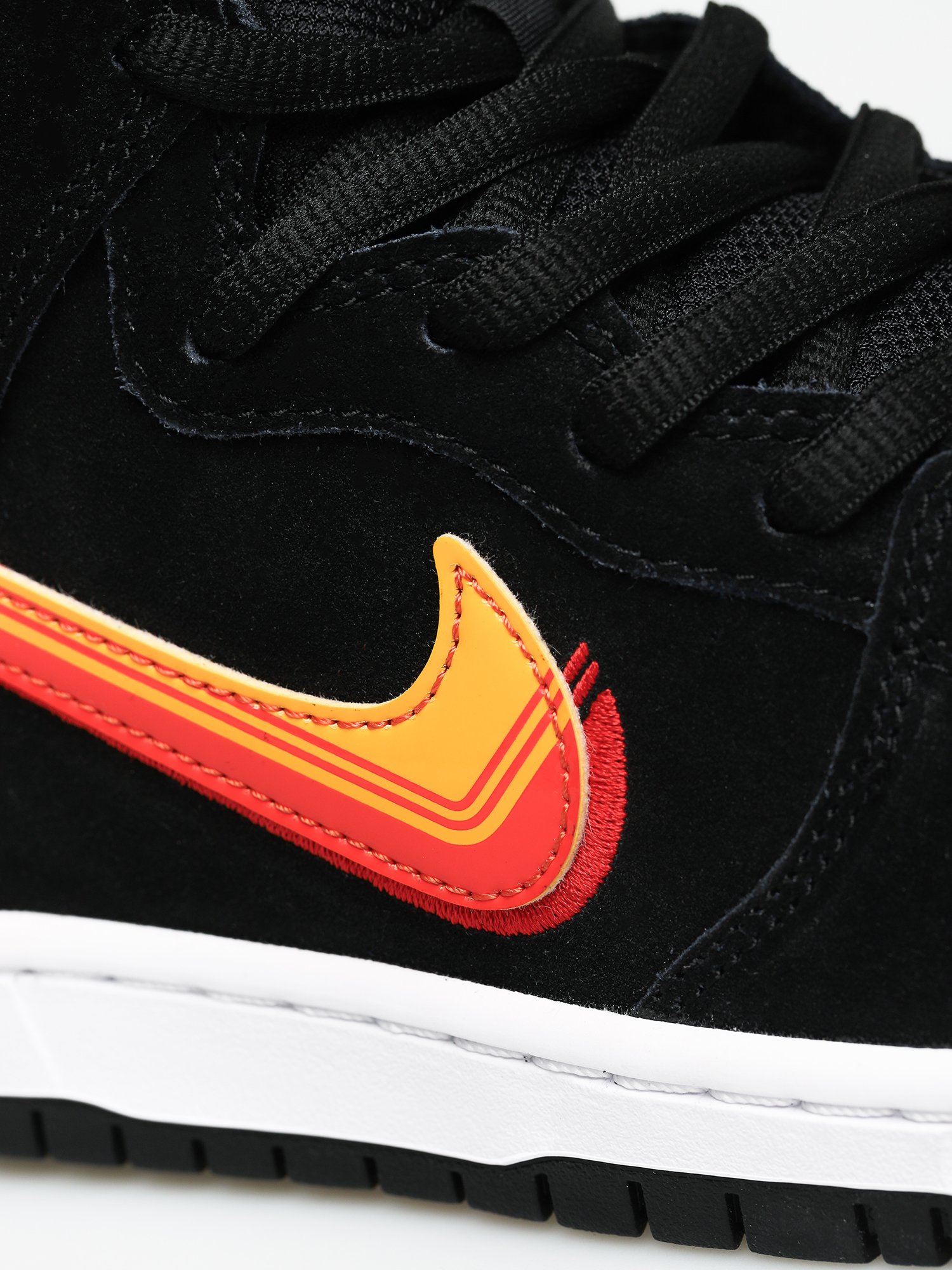 Nike SB Dunk High Pro Schuhe (black/university gold team orange)