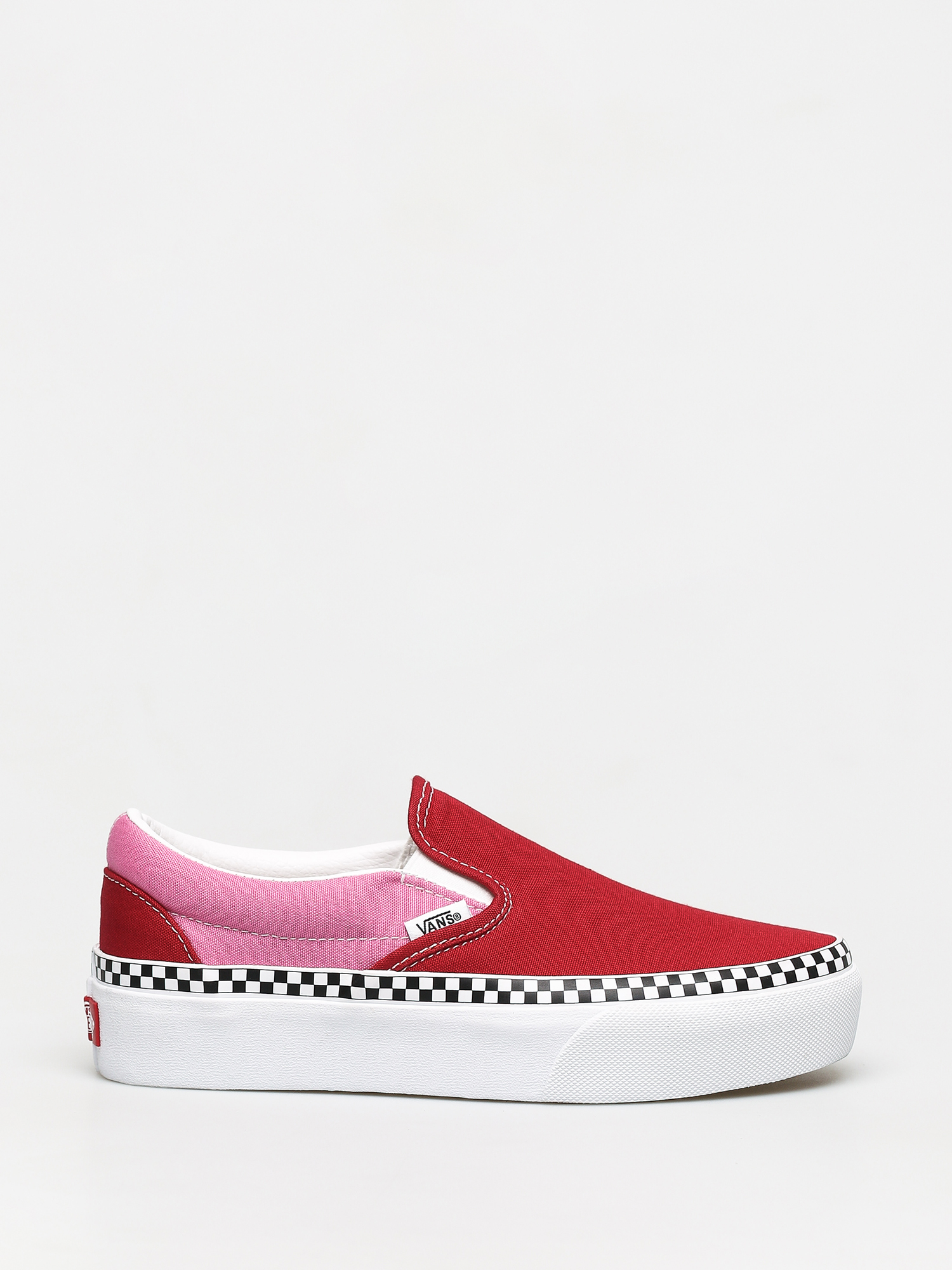 vans red platform shoes