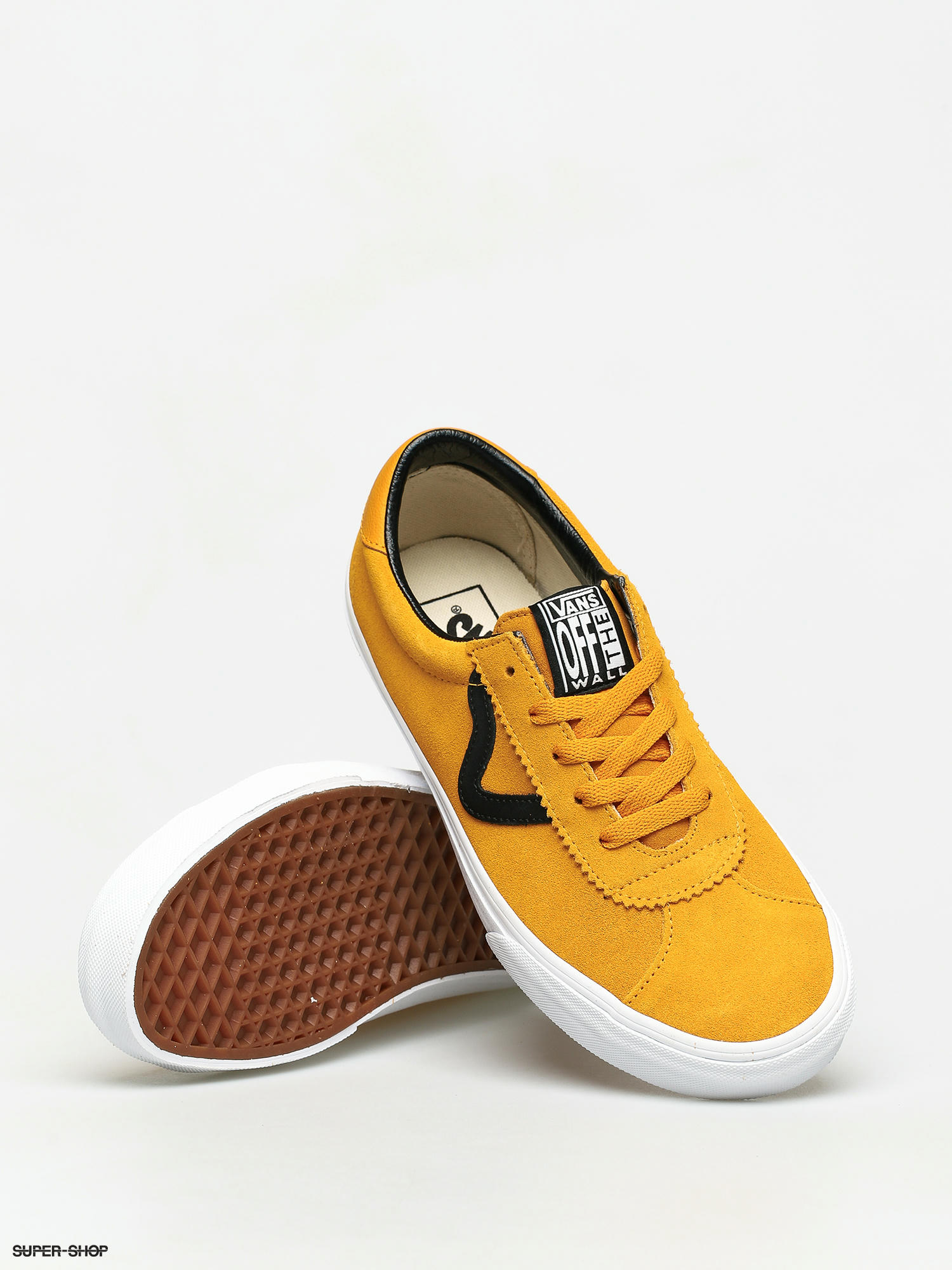 yellow vans running shoes