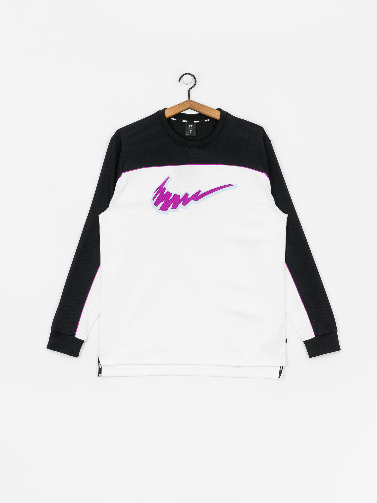 nike dri fit white long sleeve