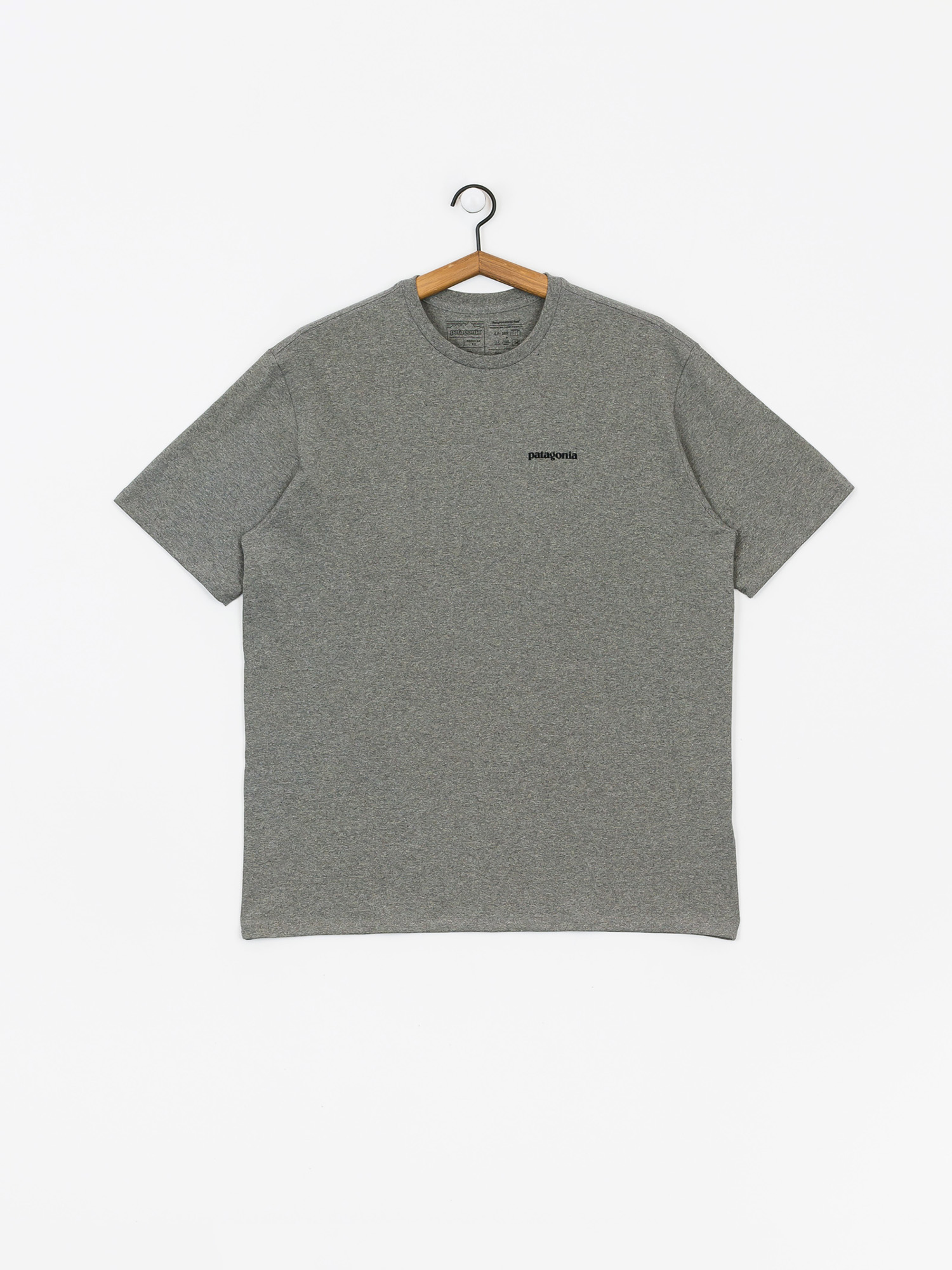 Patagonia P6 Logo Responsibili T-shirt (gravel heather)