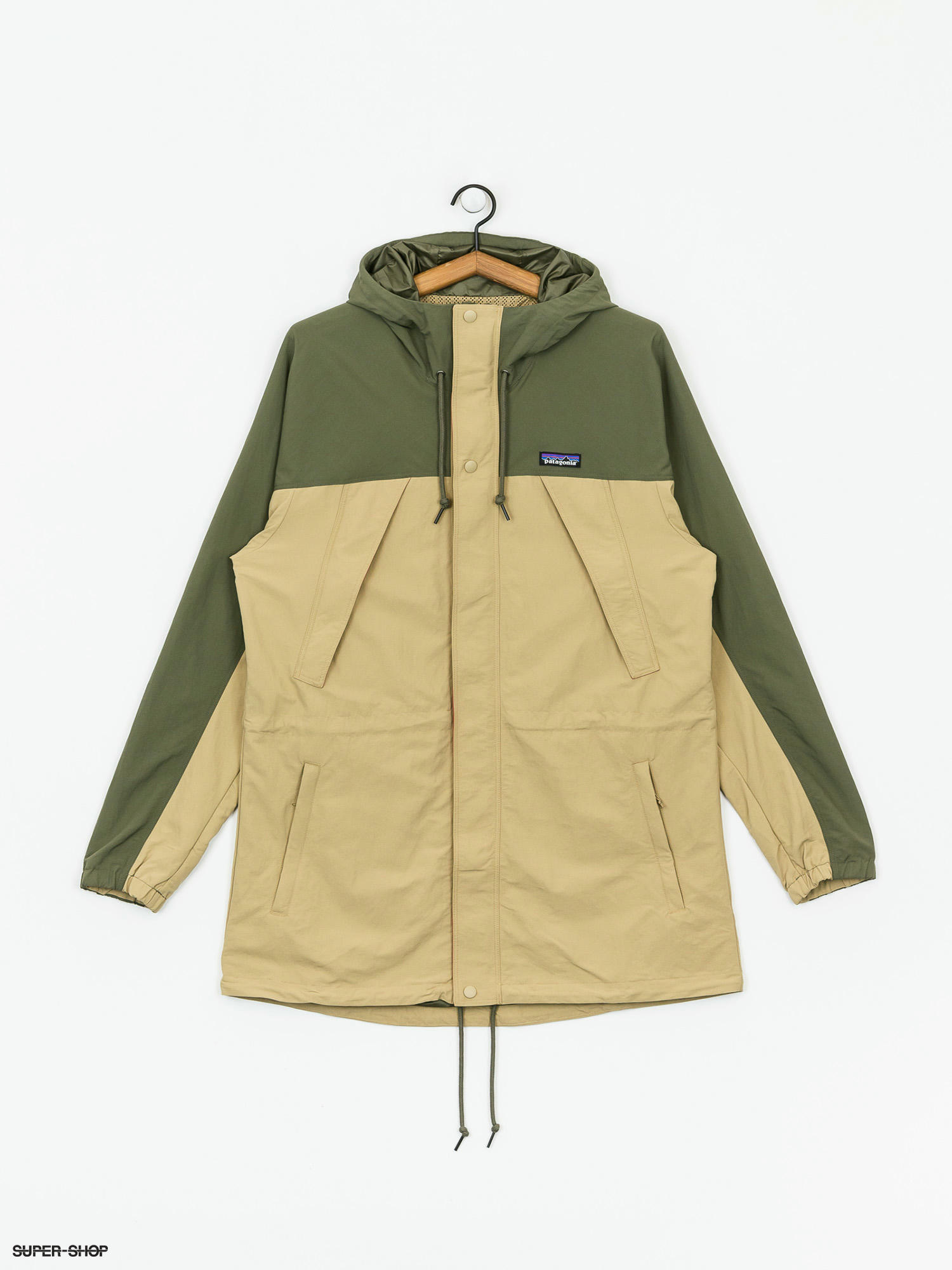 Patagonia Recycled Nylon Parka Jacket - green (classic tan)