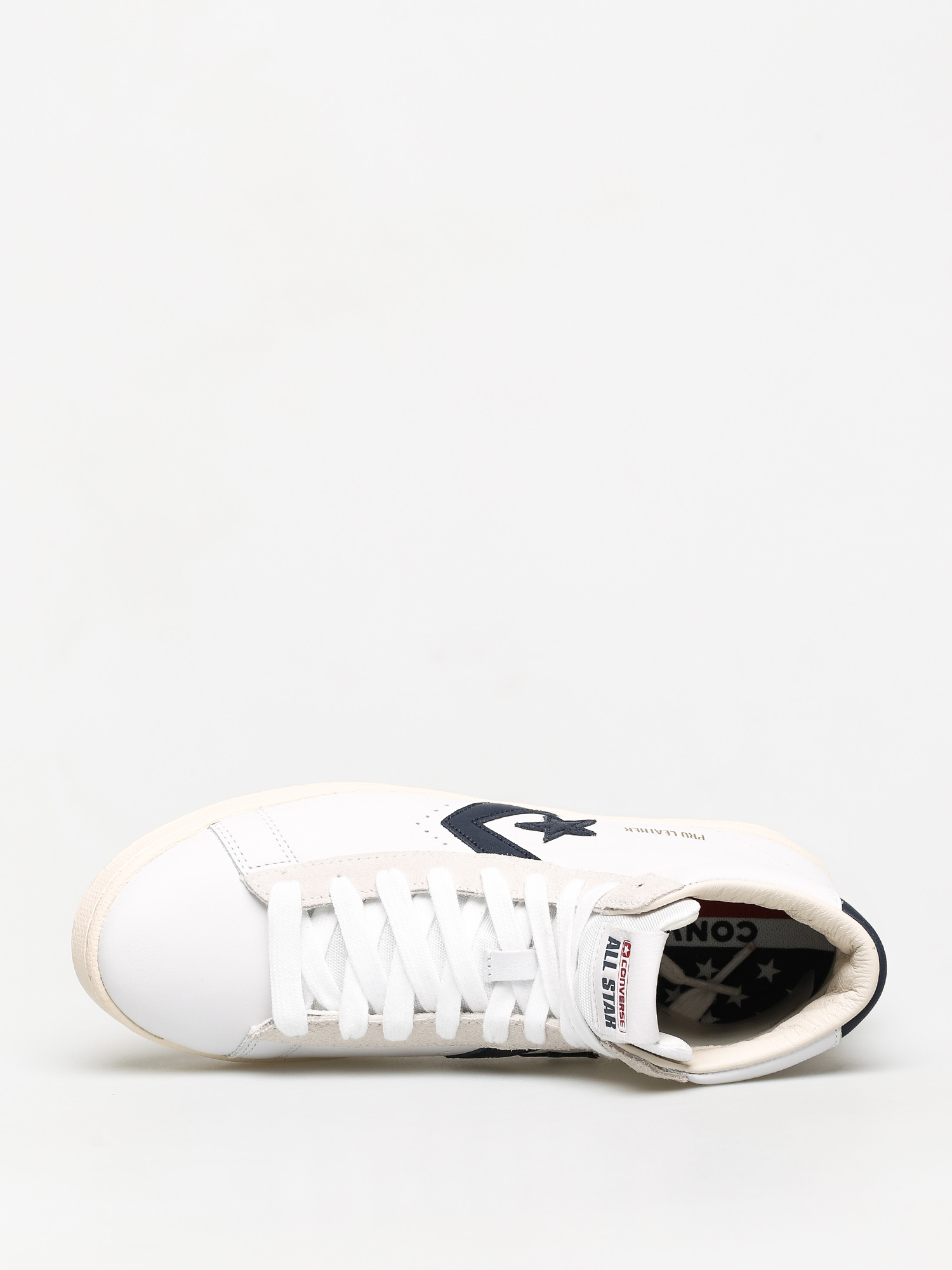 converse pro leather white obsidian egret