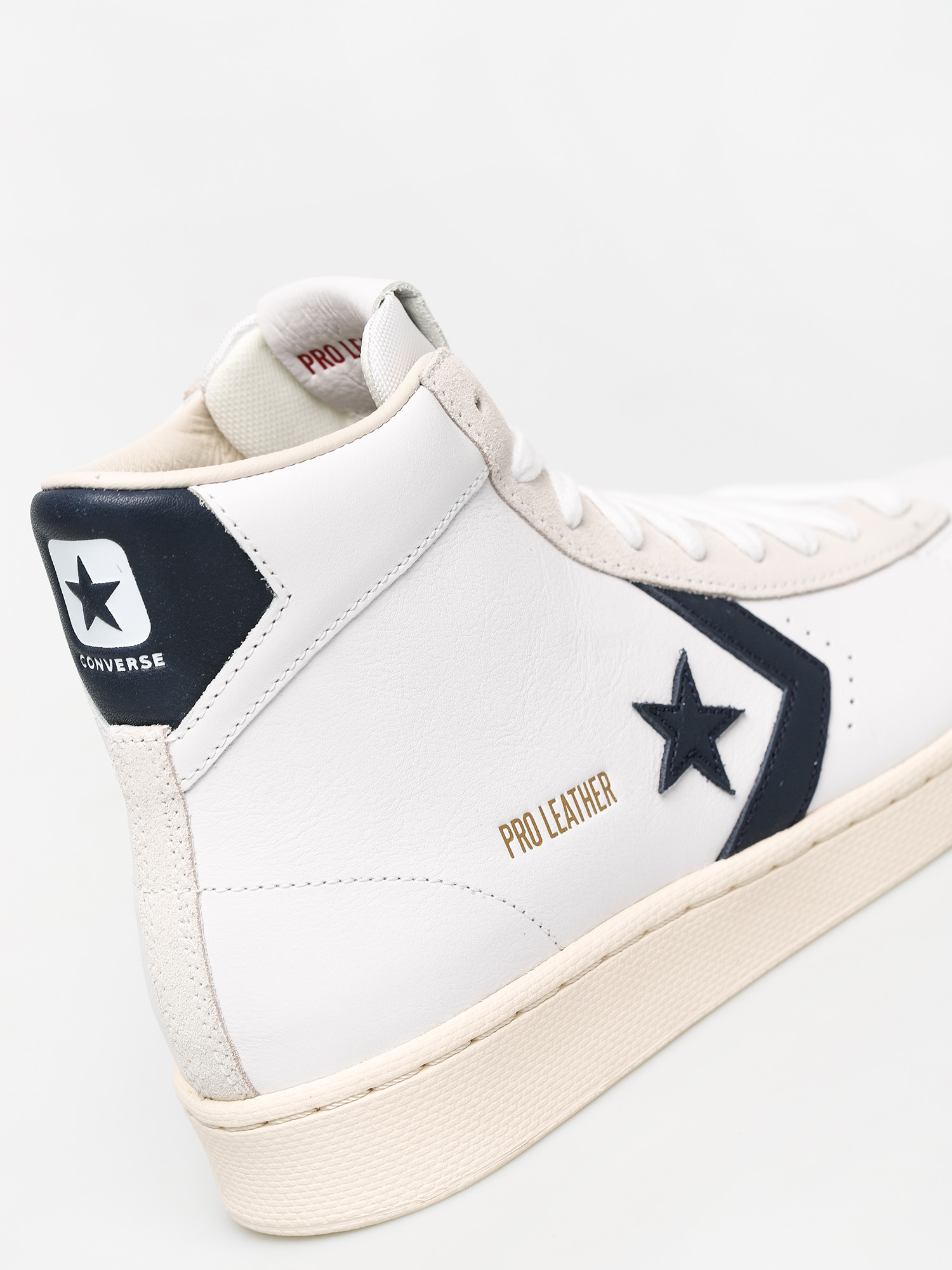 converse pro leather white obsidian egret