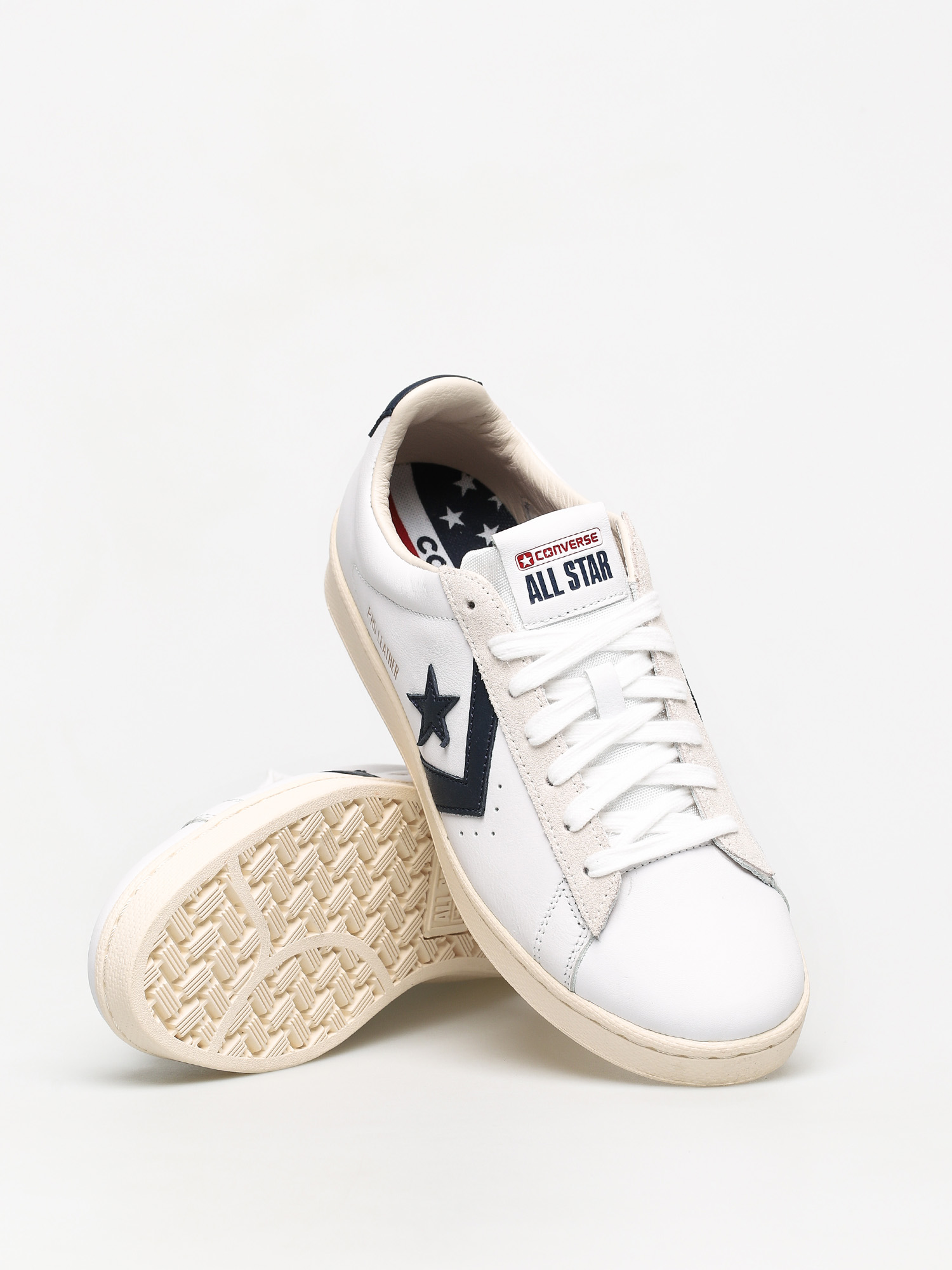 Converse Pro Leather Og Shoes (white/obsidian/egret)