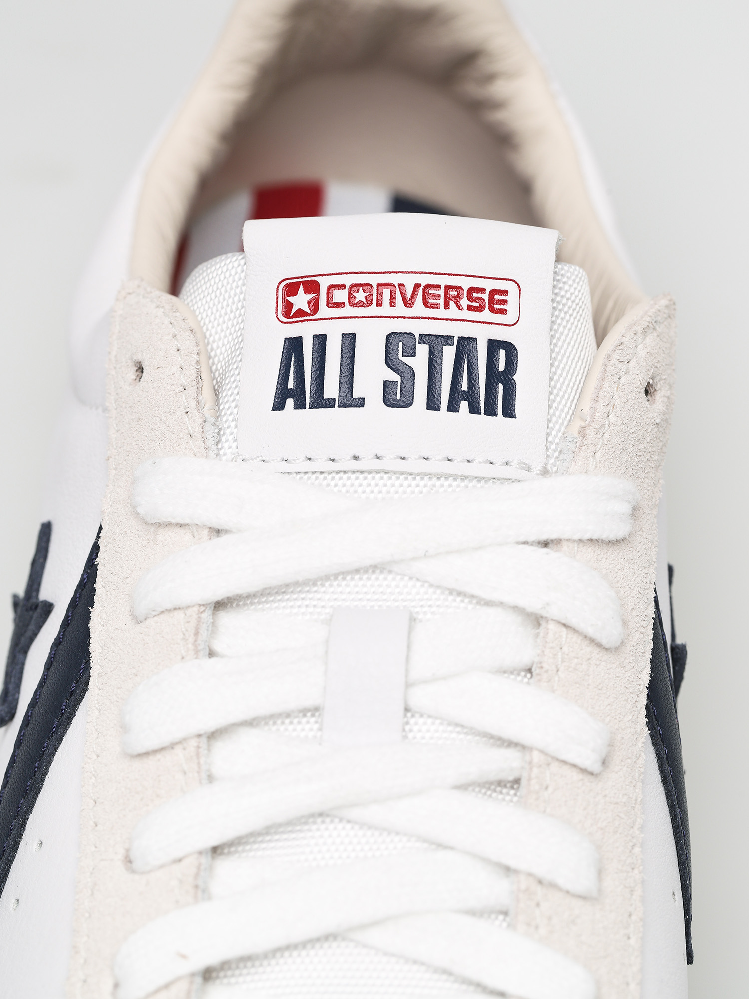 converse pro leather white obsidian egret
