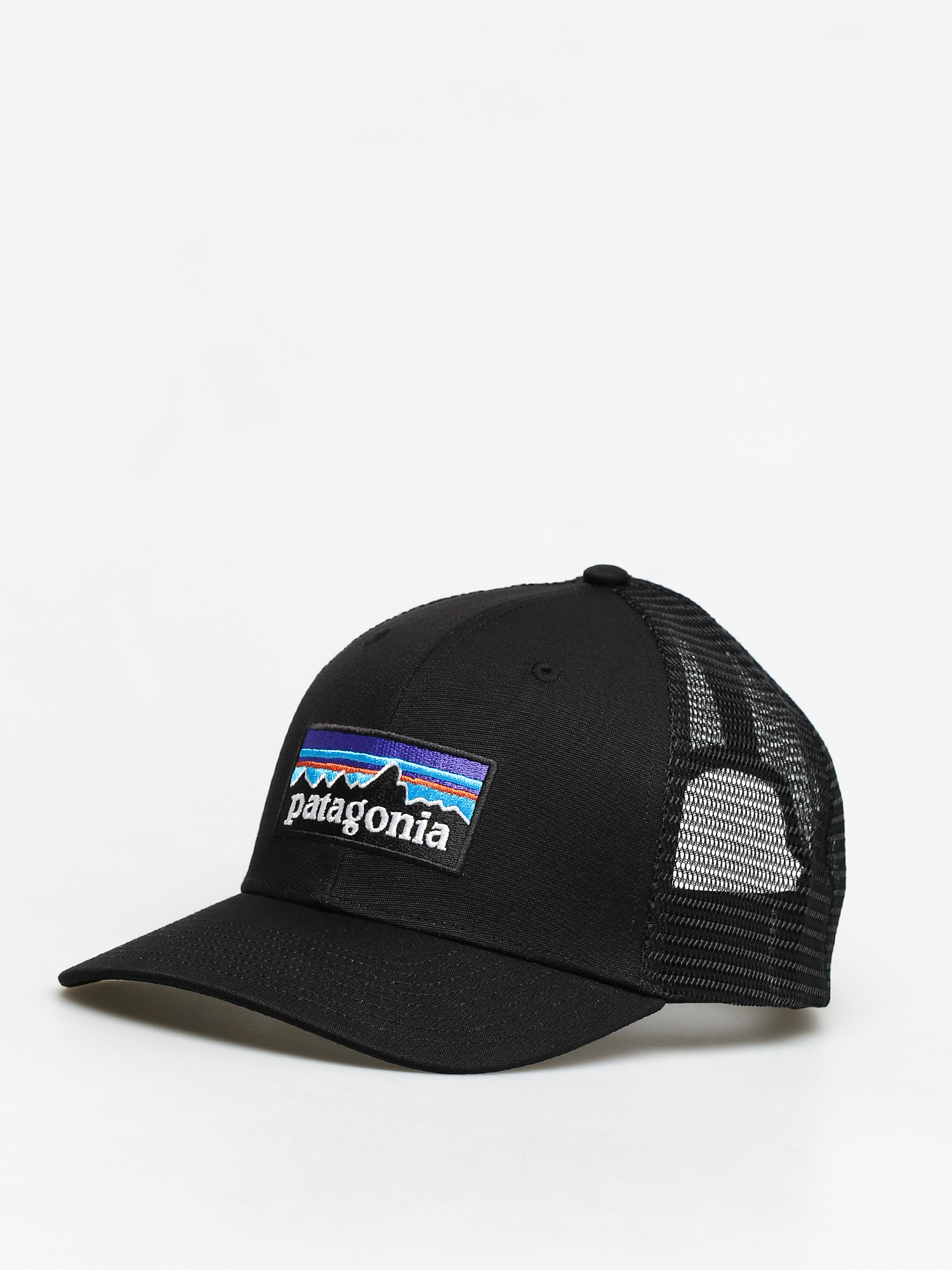 Patagonia P6 Logo Trucker ZD Cap (black)