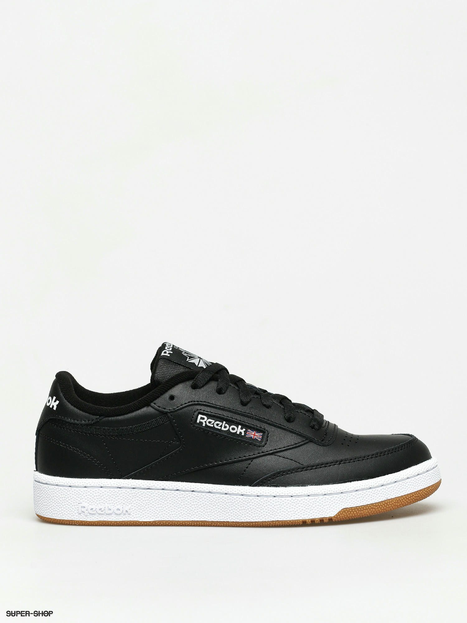 Reebok Club C 85 Shoes (black/white/gum)