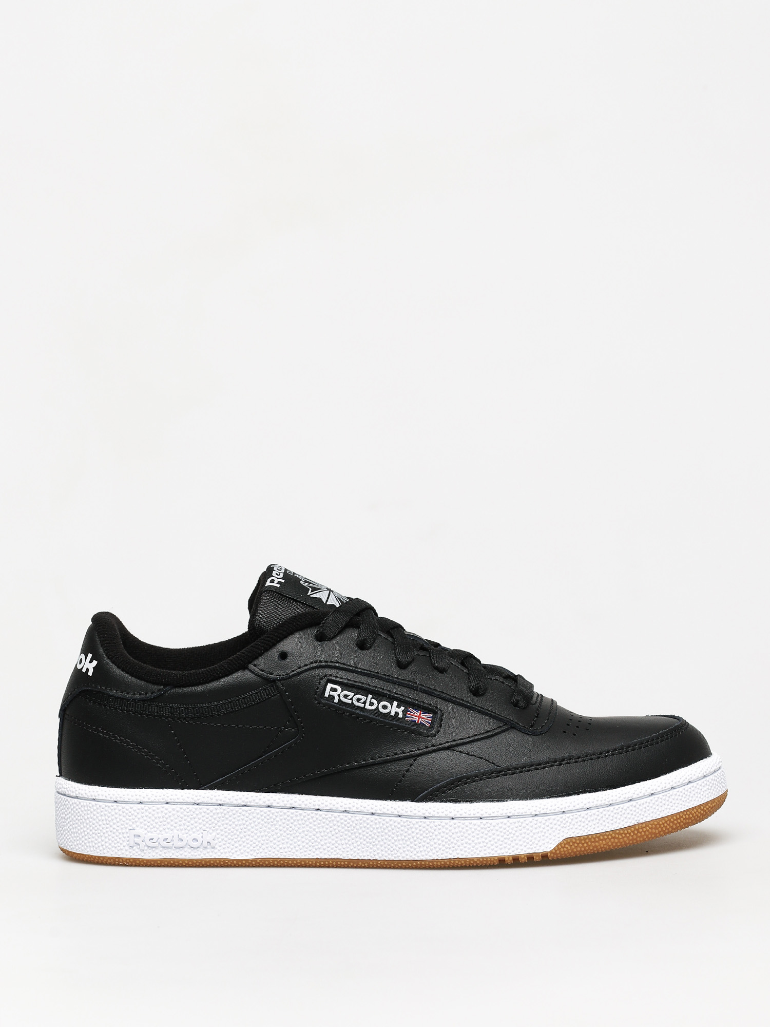 Reebok Club C 85 Shoes (black/white/gum)