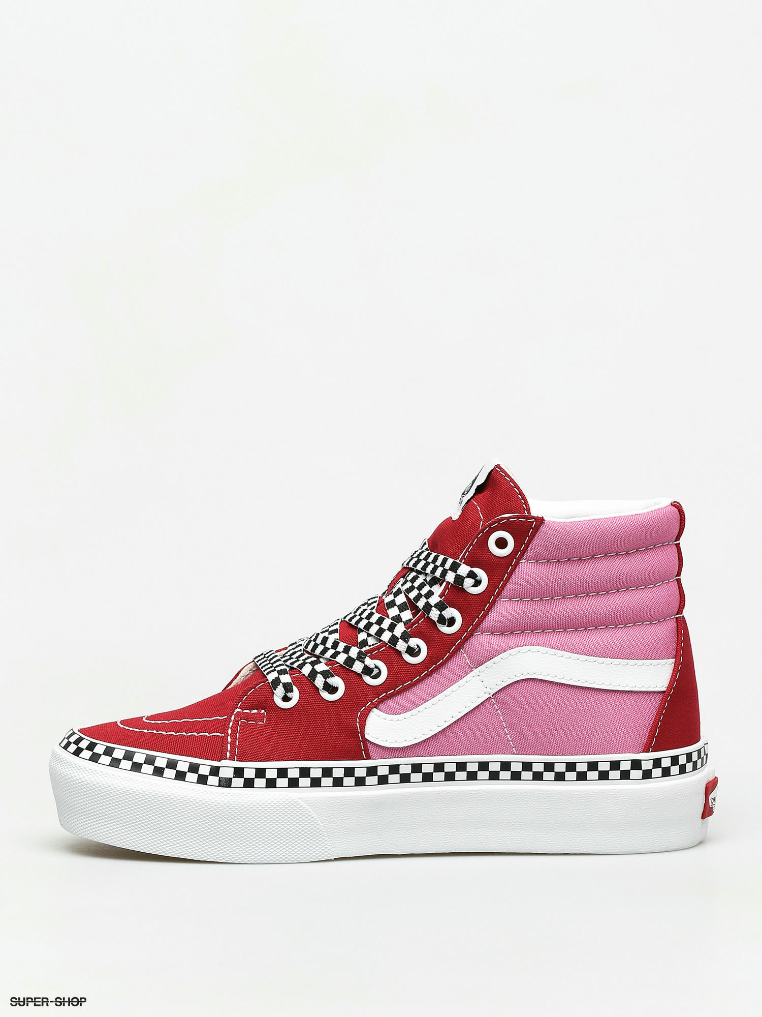 vans sk8 hi platform red