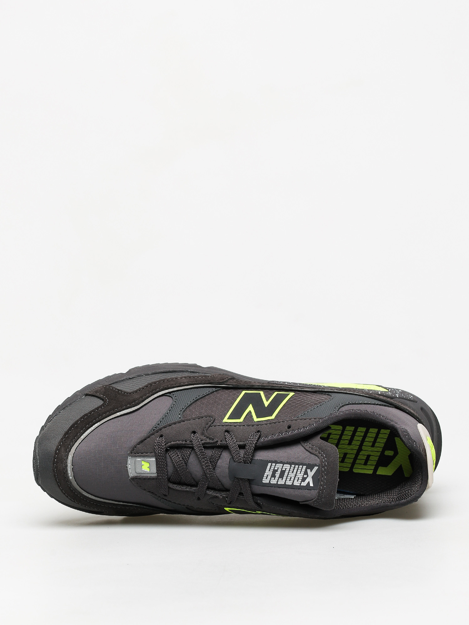 new balance x racer grey black white