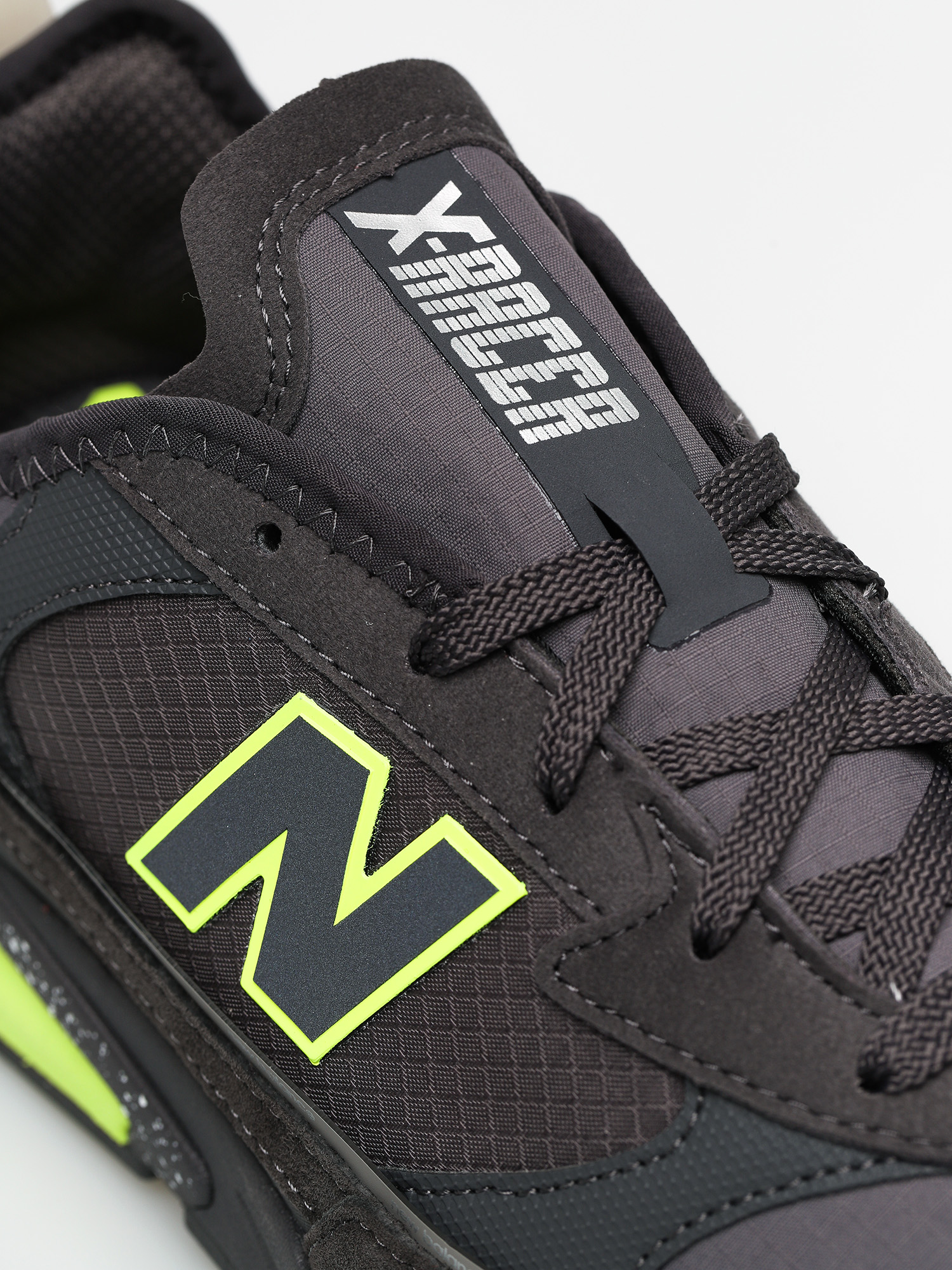 new balance x racer grey black white