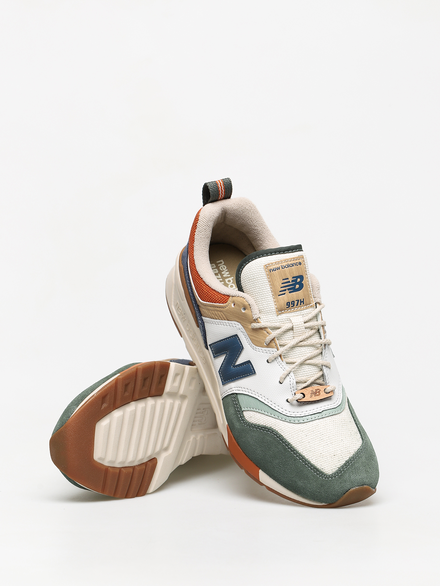 New Balance 997 Shoes (green/blue)