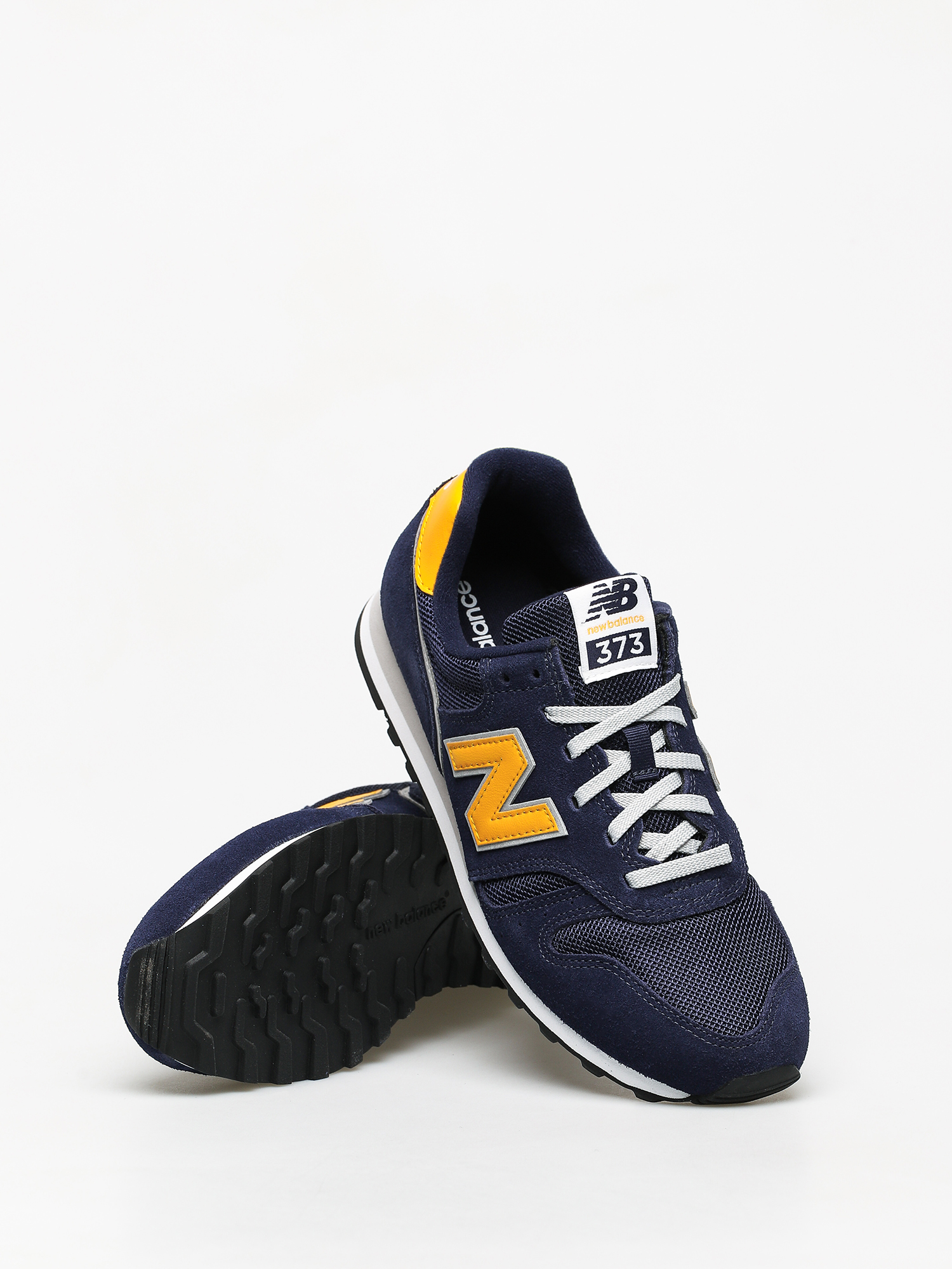 New Balance 373 Shoes (navy/yellow)