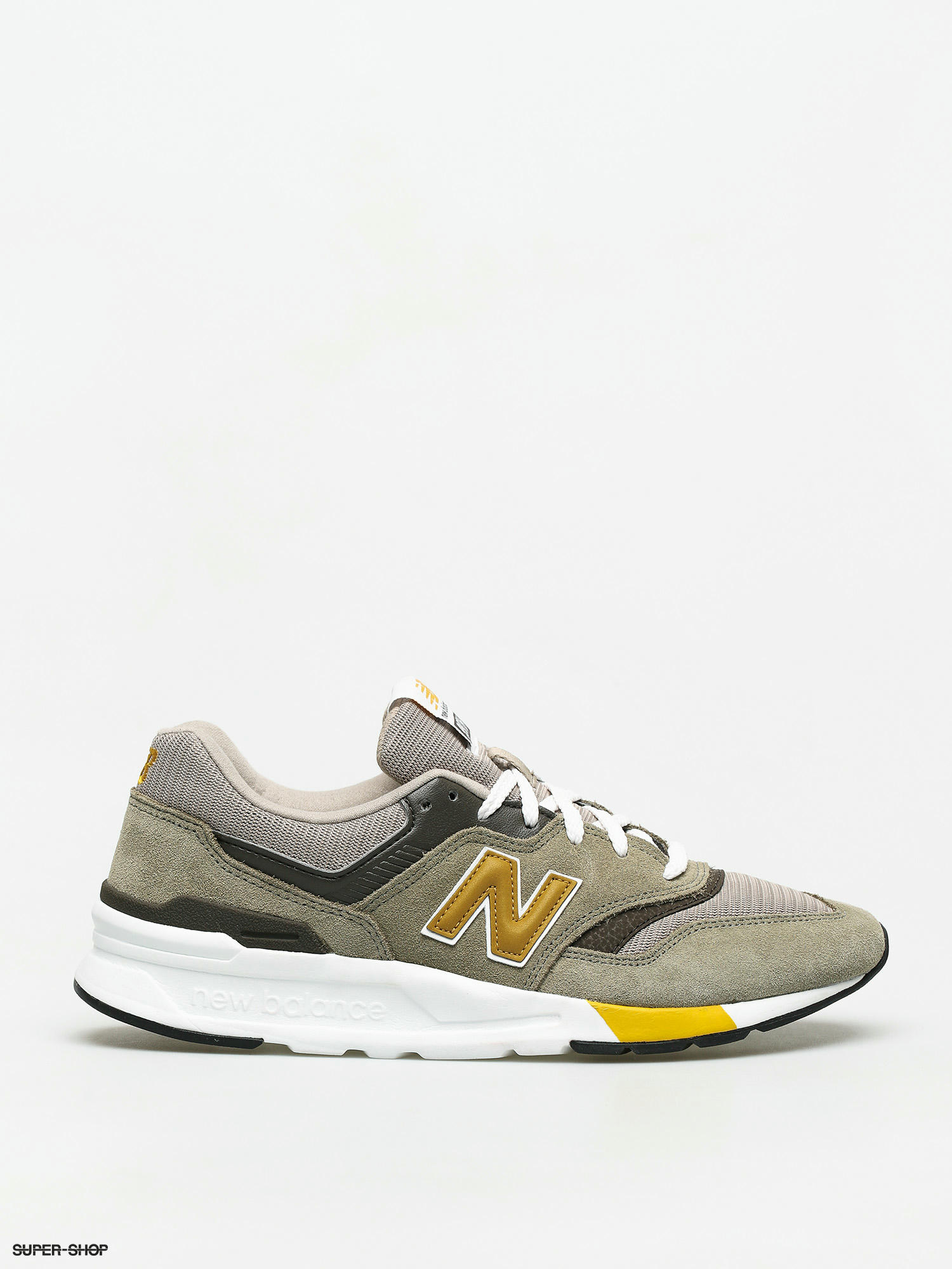 new balance green and gold