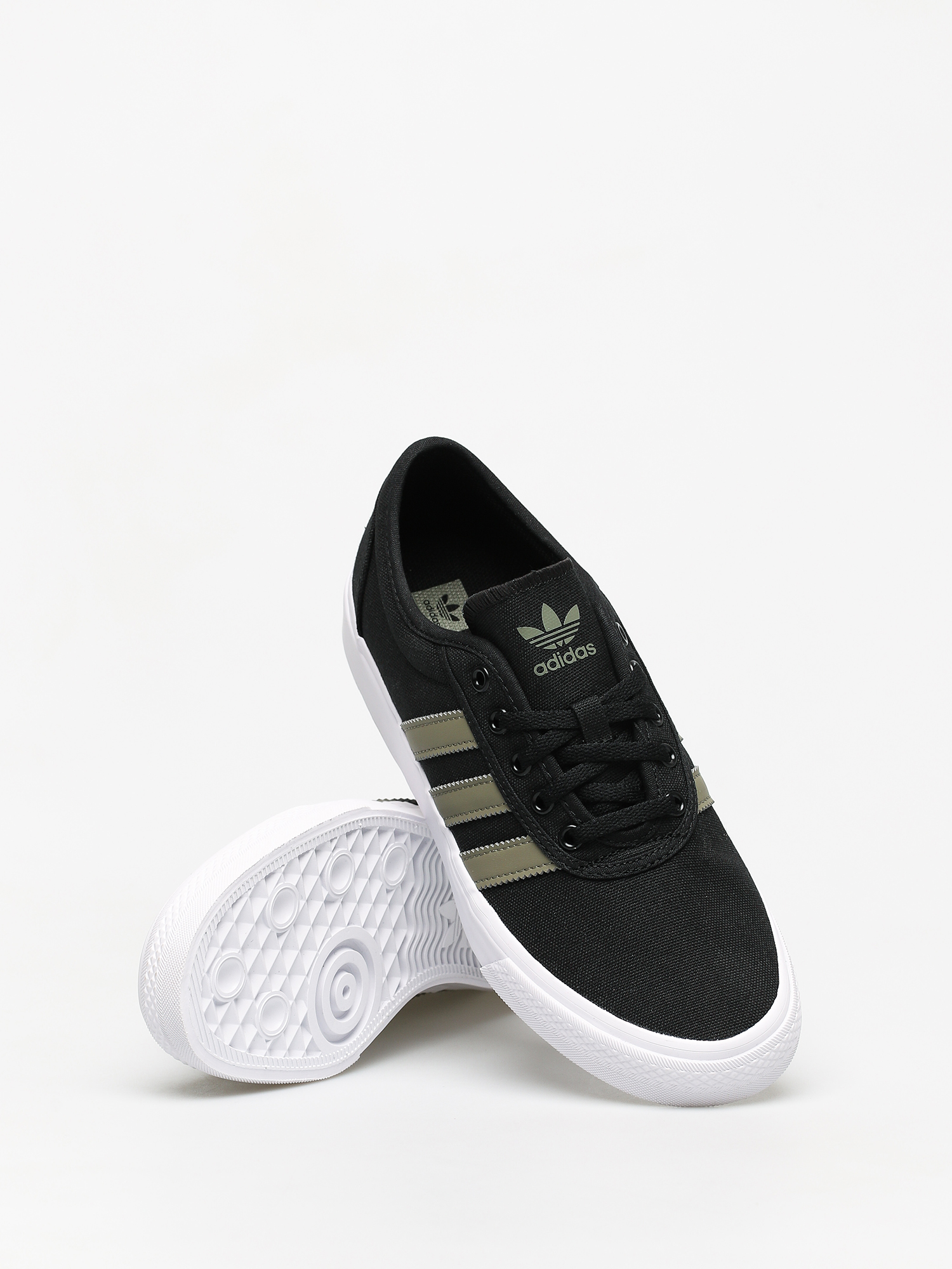 adidas Originals Adi Ease Shoes (cblack/leggrn/ftwwht)