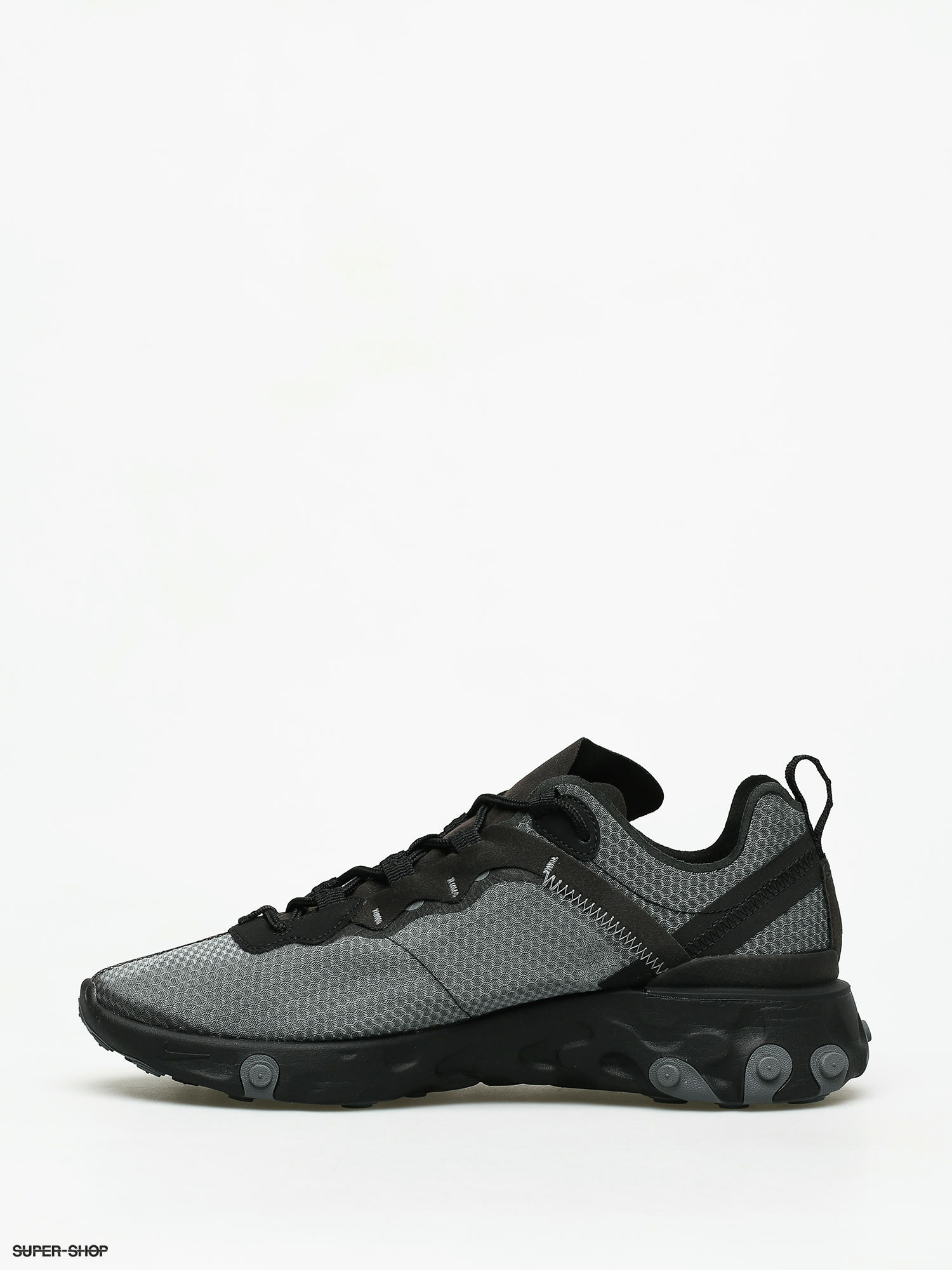 Nike React Element 55 Se Shoes Black Dark Grey