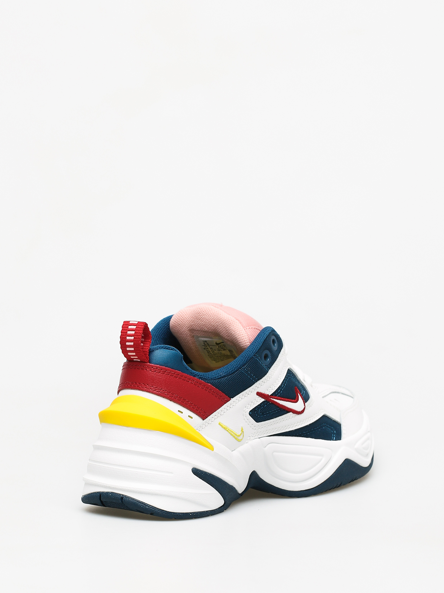 nike tekno red blue