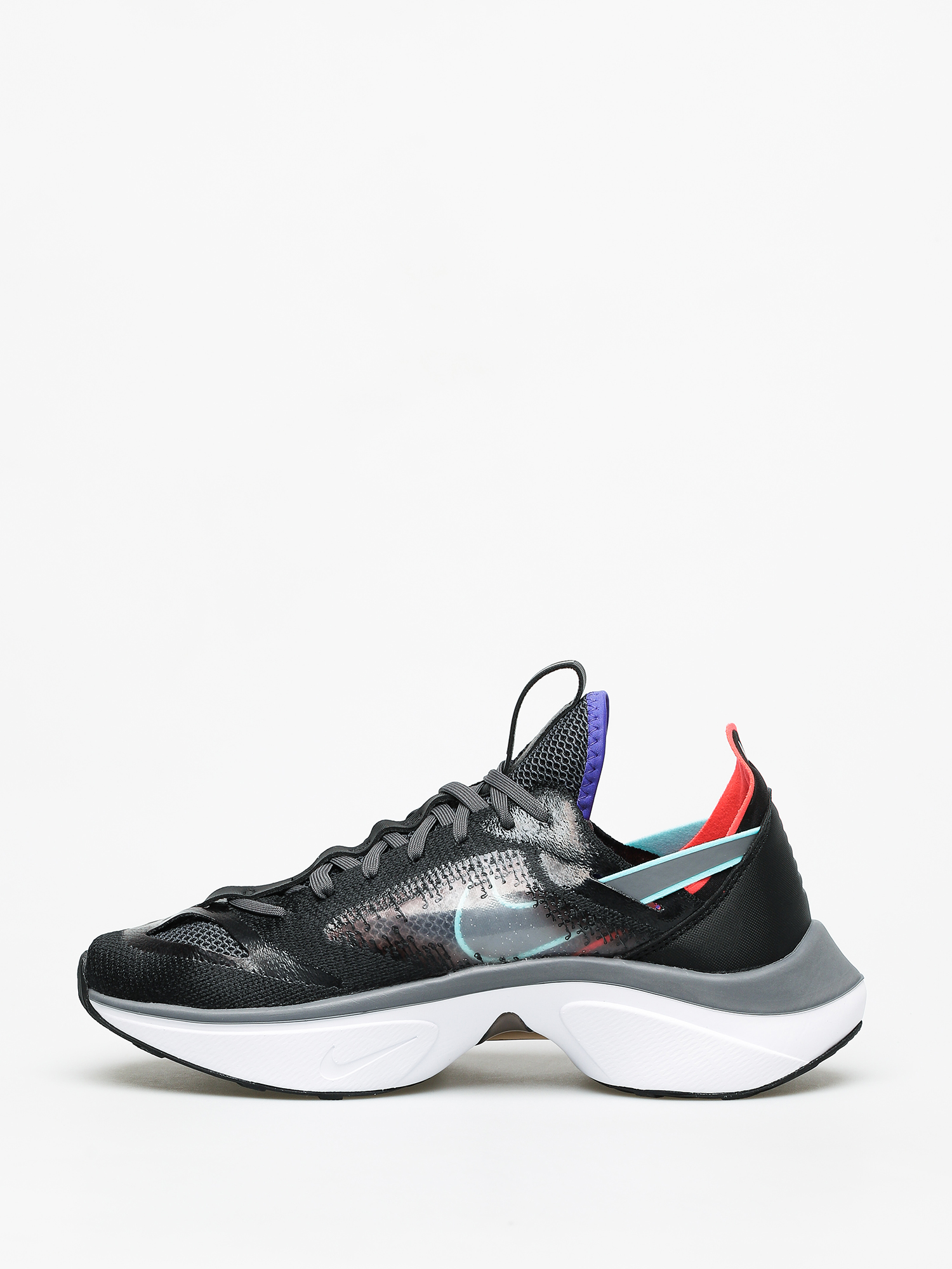 Nike Dimsix Signal Fk Shoes (black/dark grey red orbit rush violet)