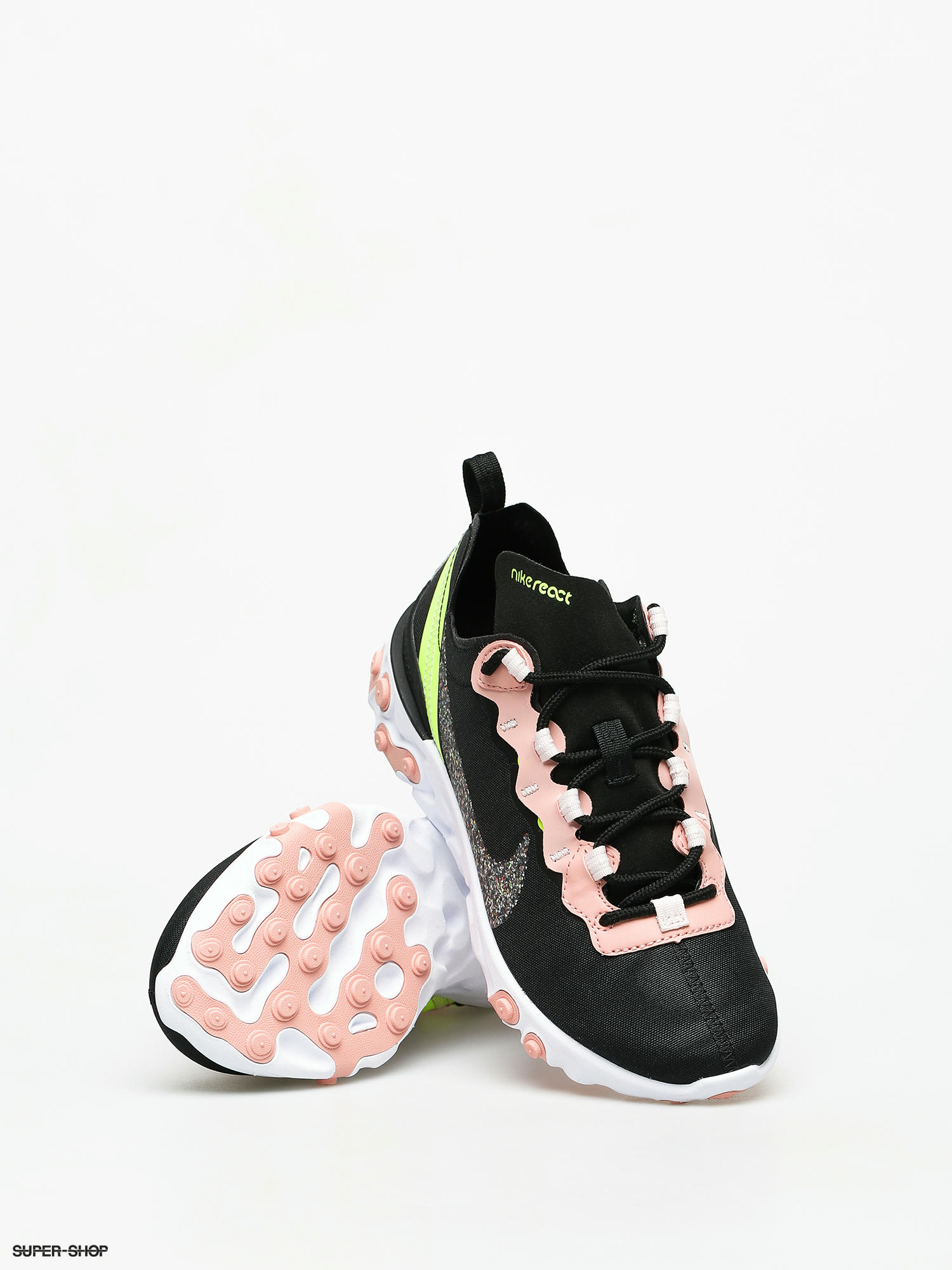 nike react element 55 coral stardust