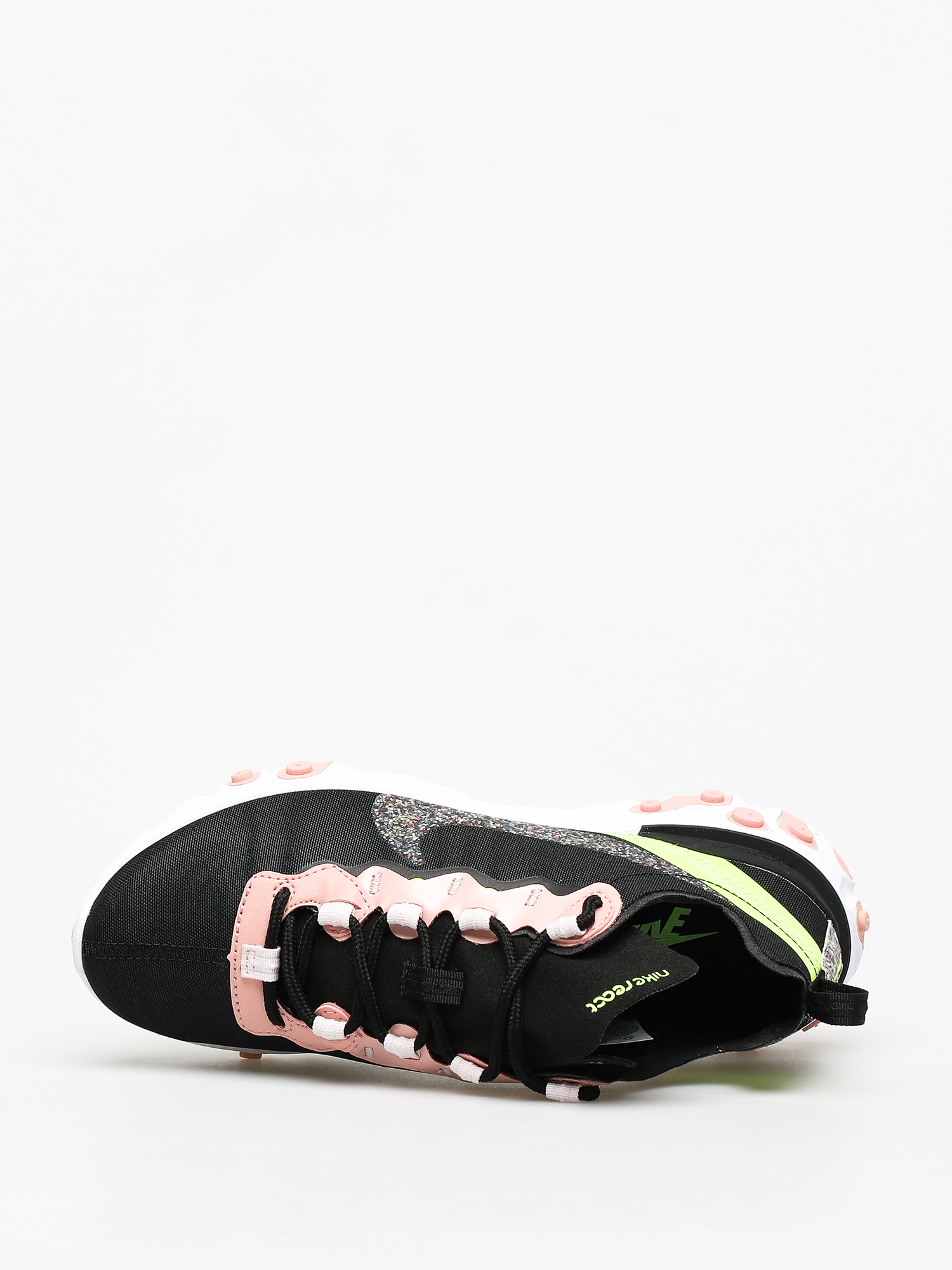 Nike React Element 55 Premium Shoes Wmn (black/volt coral stardust)