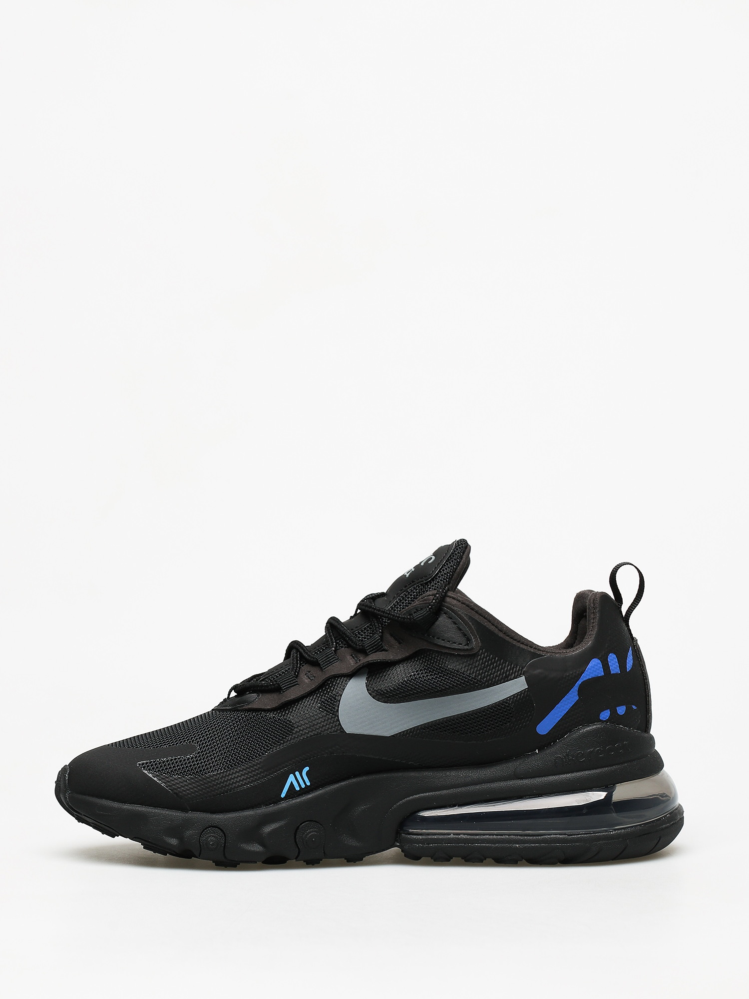 Nike Air Max 270 React Schuhe (black/blue hero hyper royal cool grey)