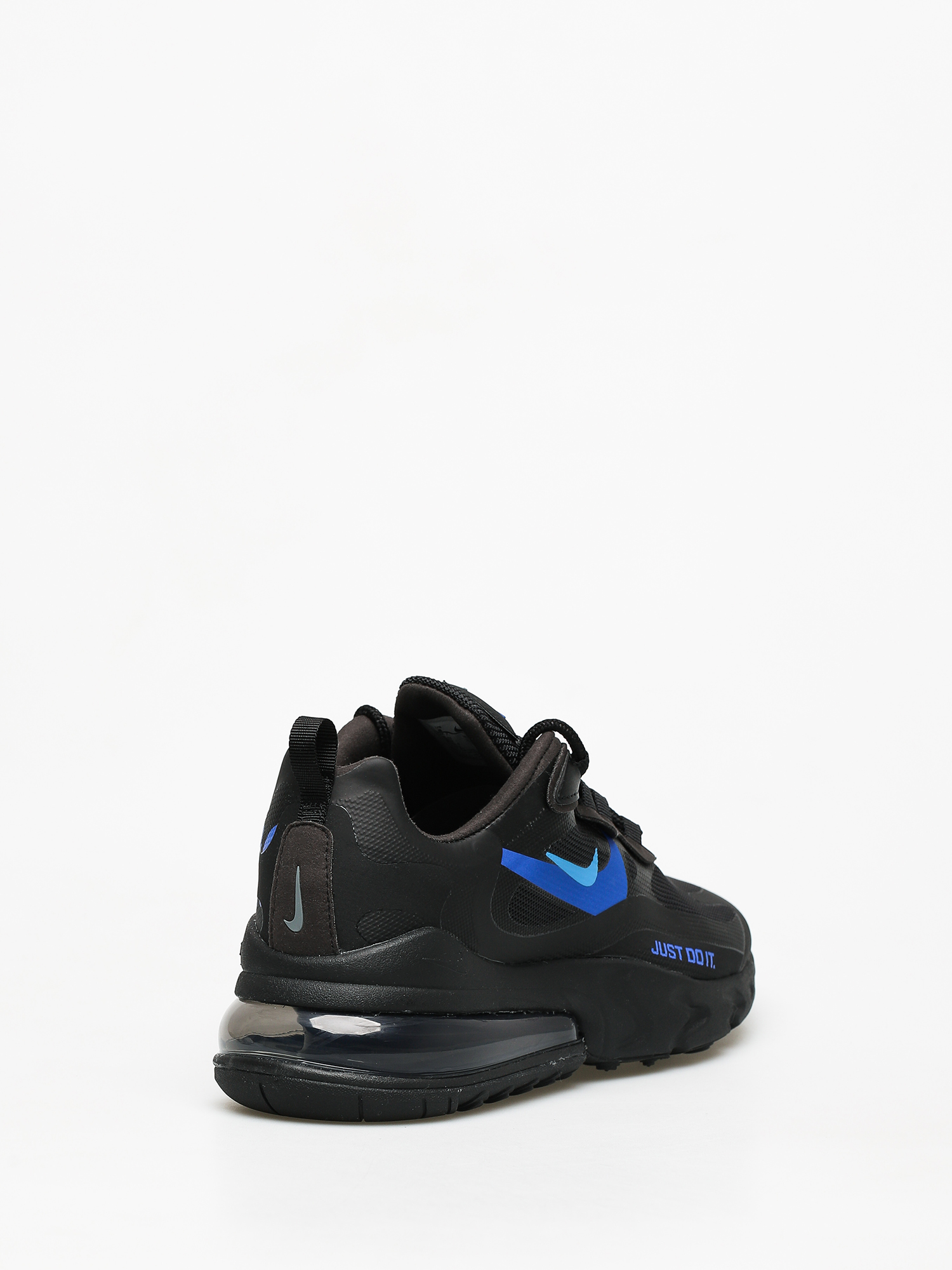 Nike Air Max 270 React Shoes (black/blue hero hyper royal cool grey)