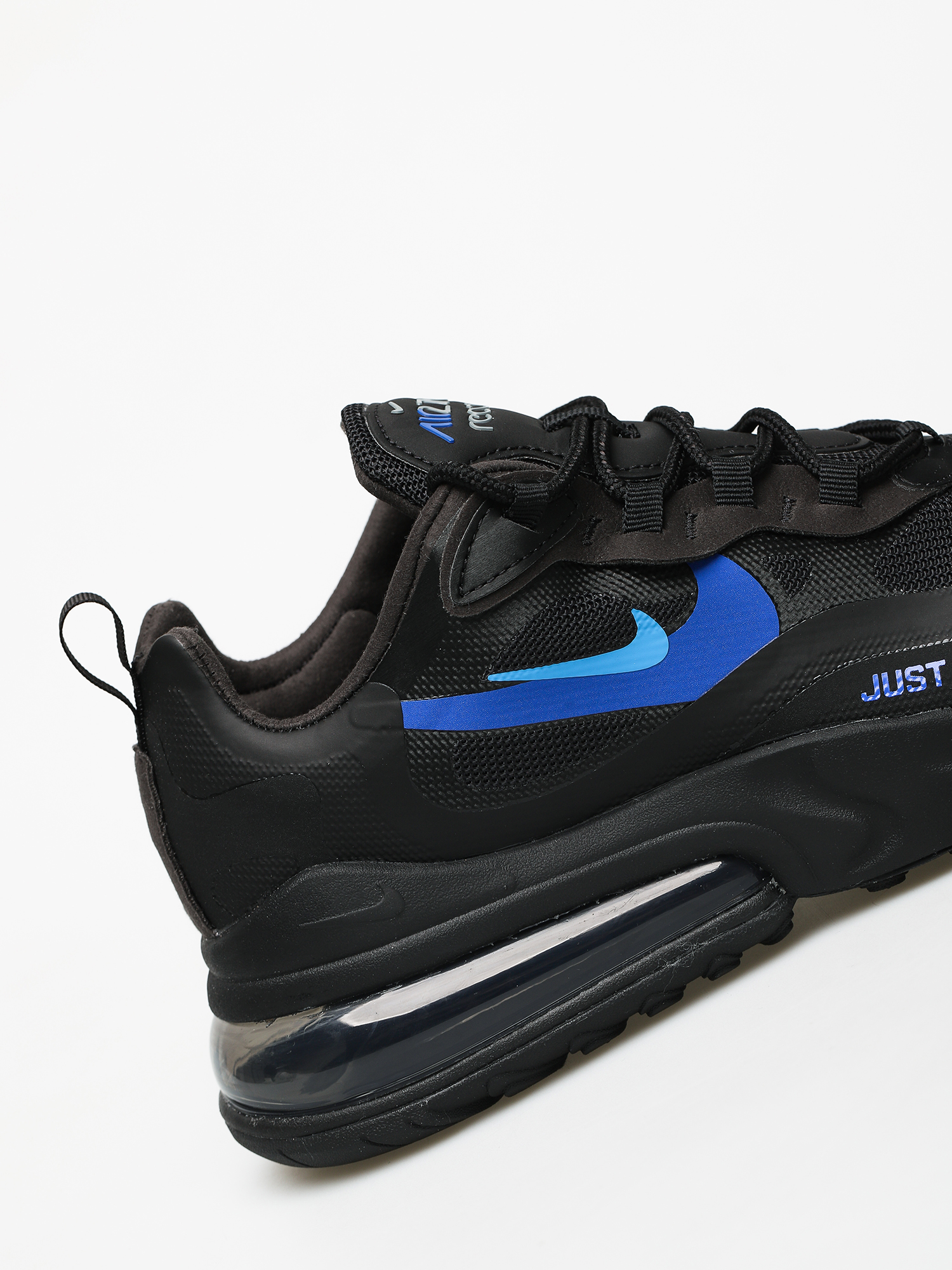 Nike Air Max 270 React Shoes black (black/blue hero hyper royal